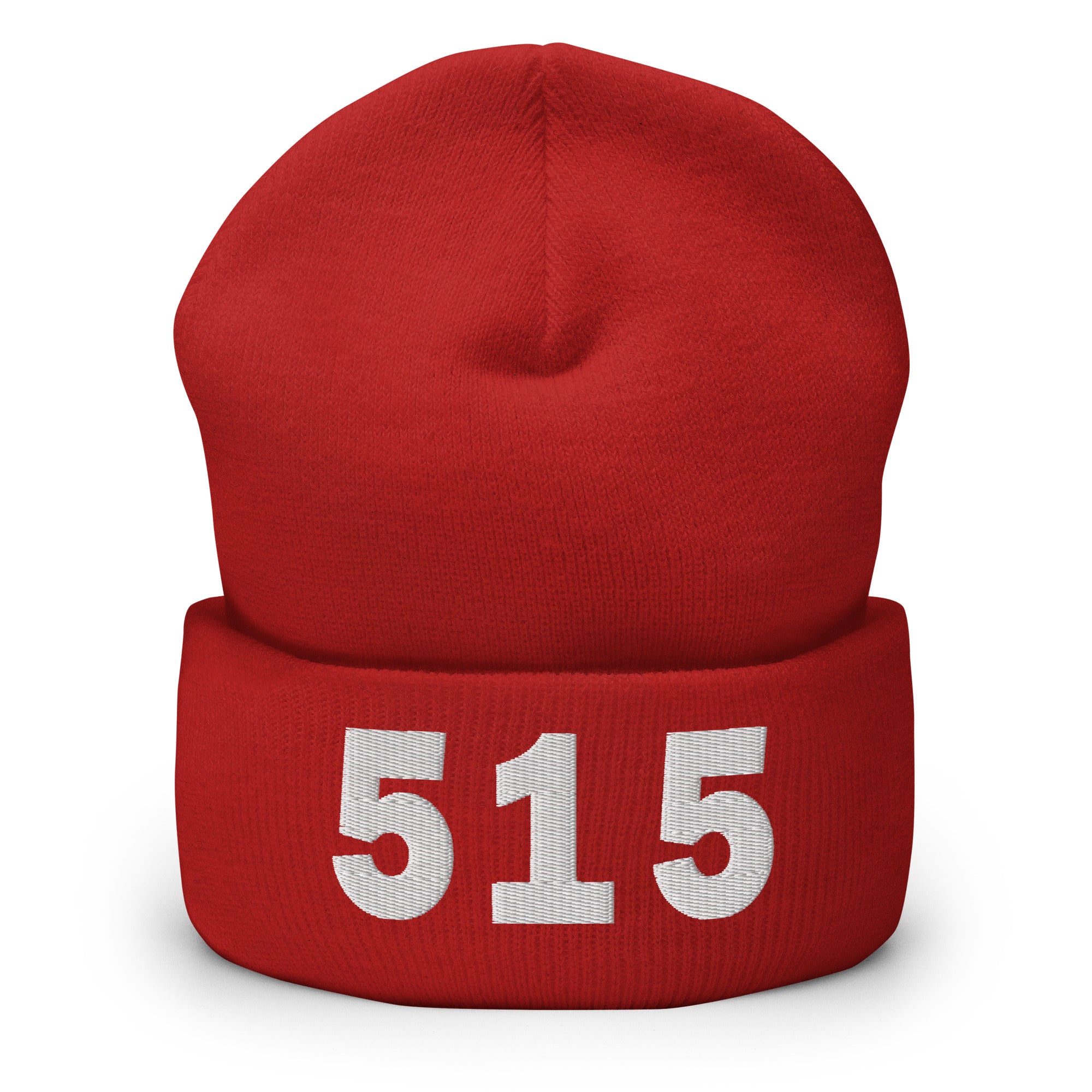 515 Area Code Cuffed Beanie