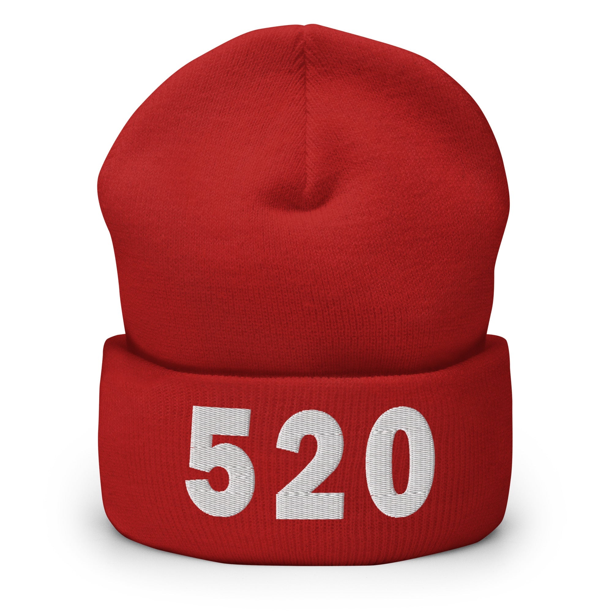 520 Area Code Cuffed Beanie