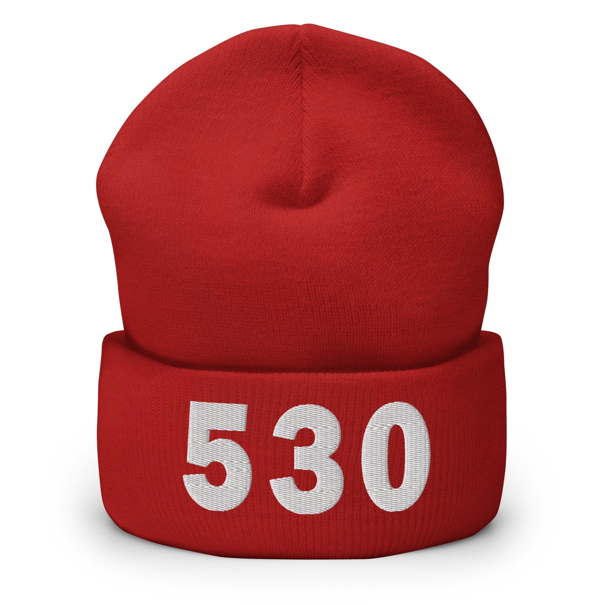 530 Area Code Cuffed Beanie