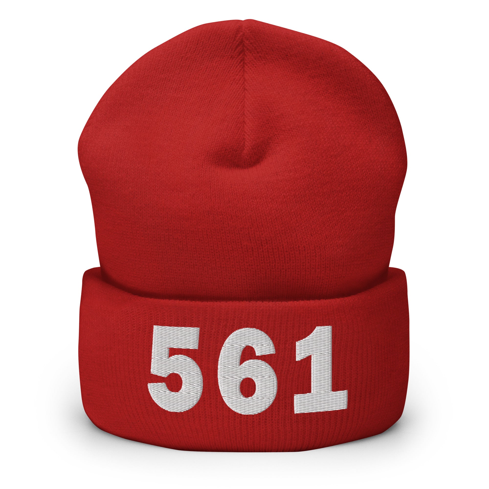 561 Area Code Cuffed Beanie