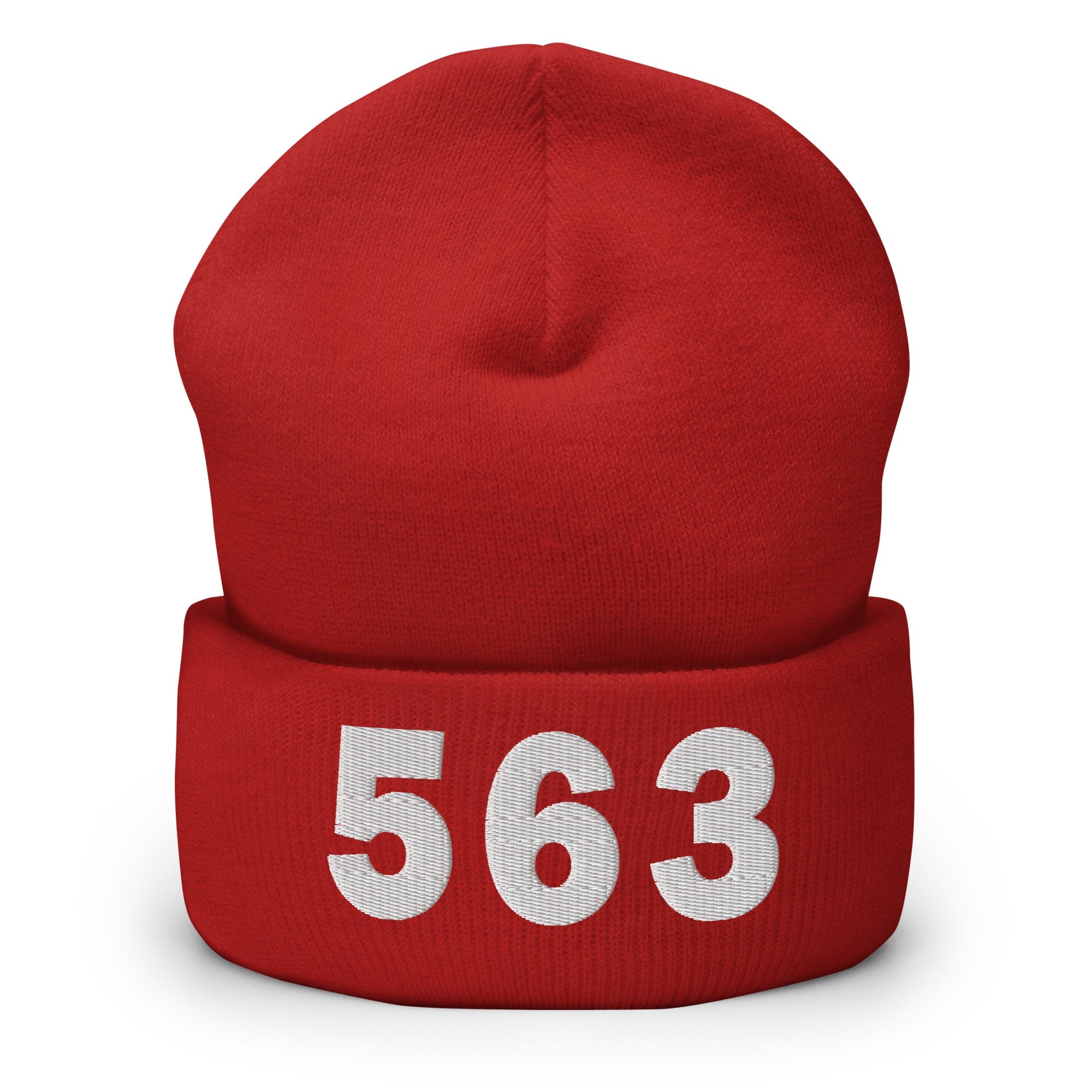 563 Area Code Cuffed Beanie