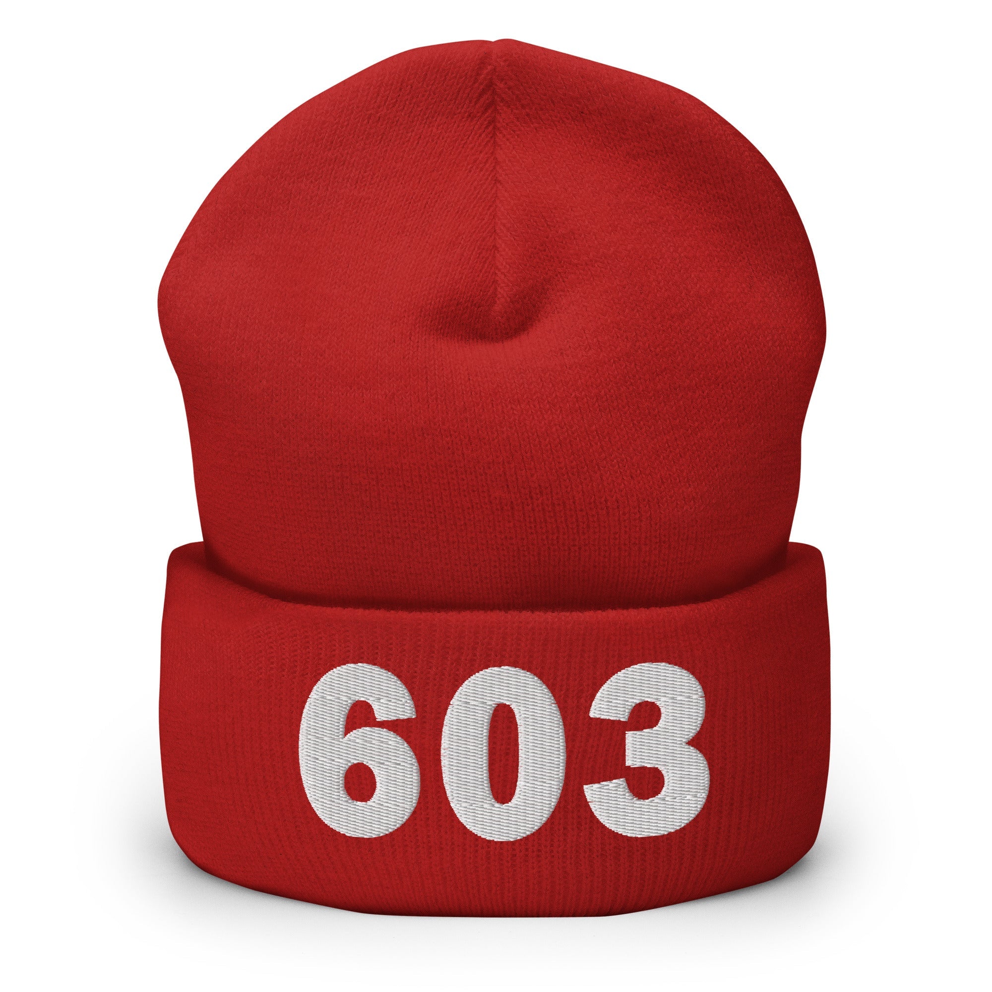 603 Area Code Cuffed Beanie
