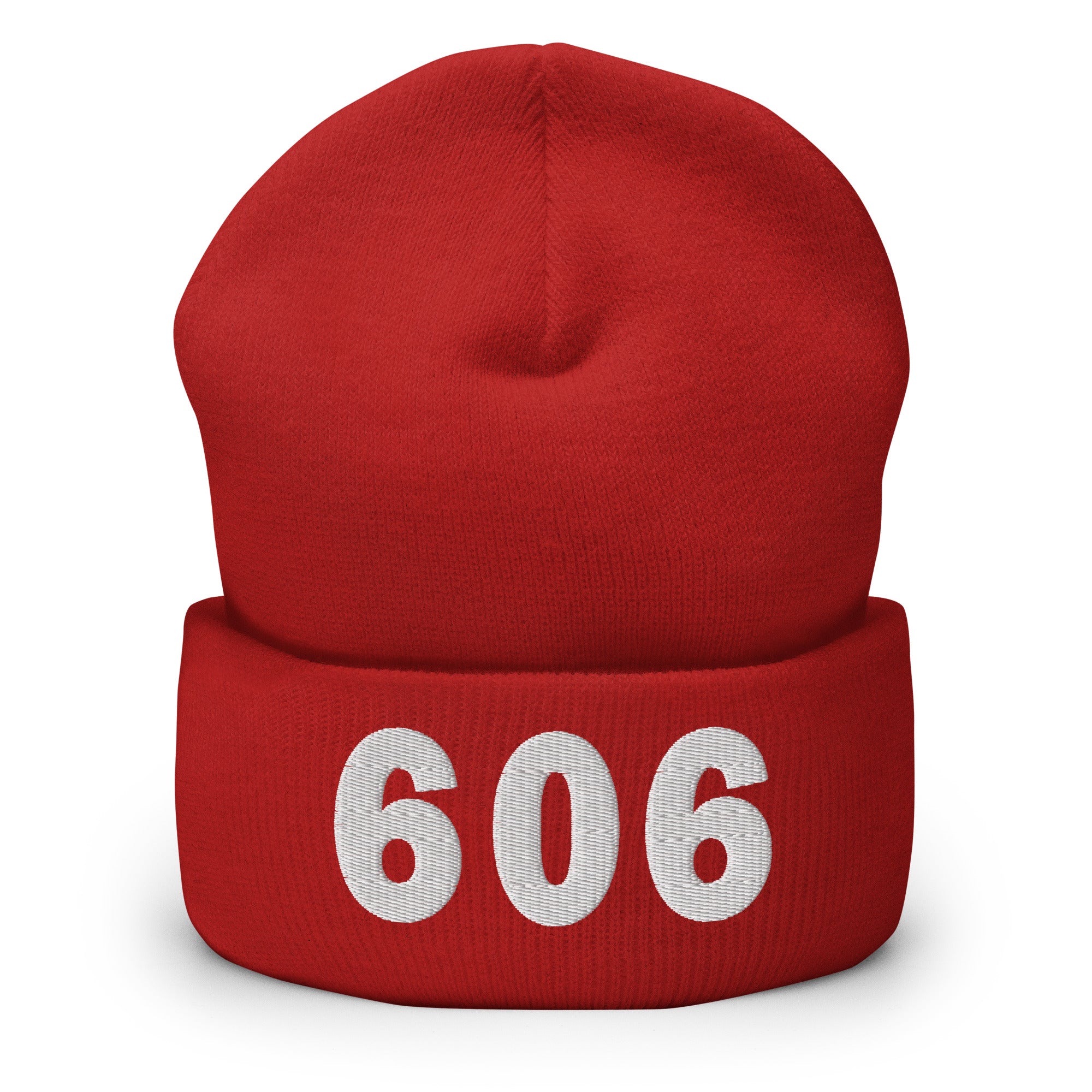 606 Area Code Cuffed Beanie