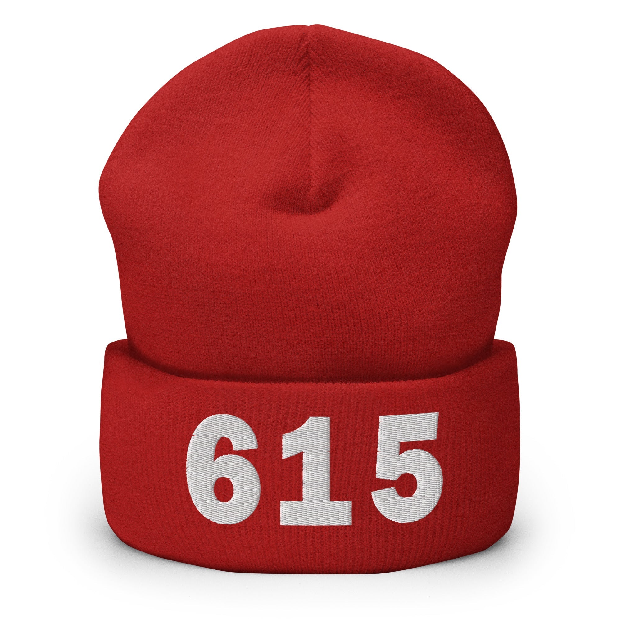 615 Area Code Cuffed Beanie