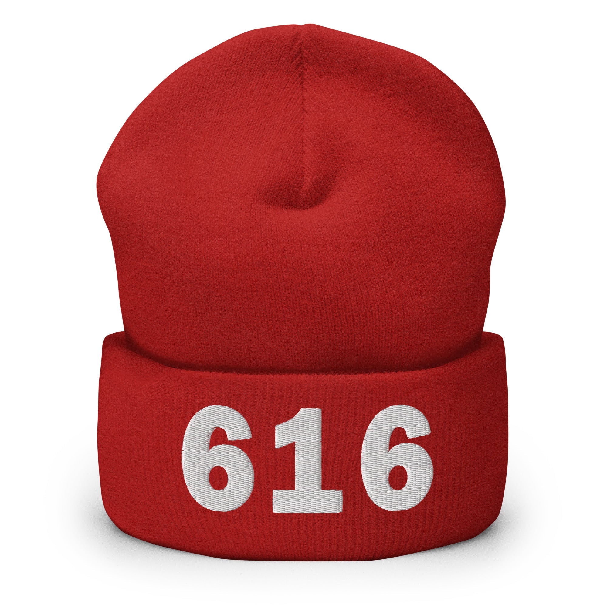 616 Area Code Cuffed Beanie