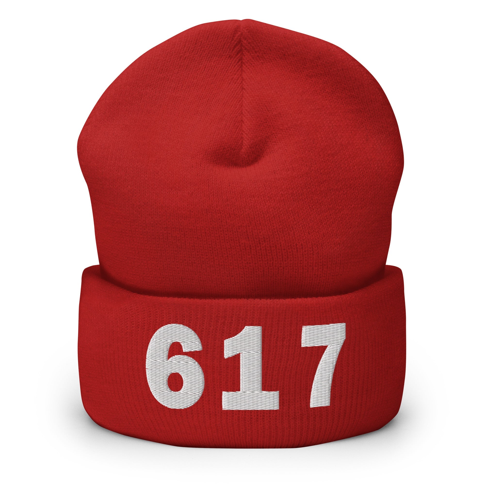 617 Area Code Cuffed Beanie