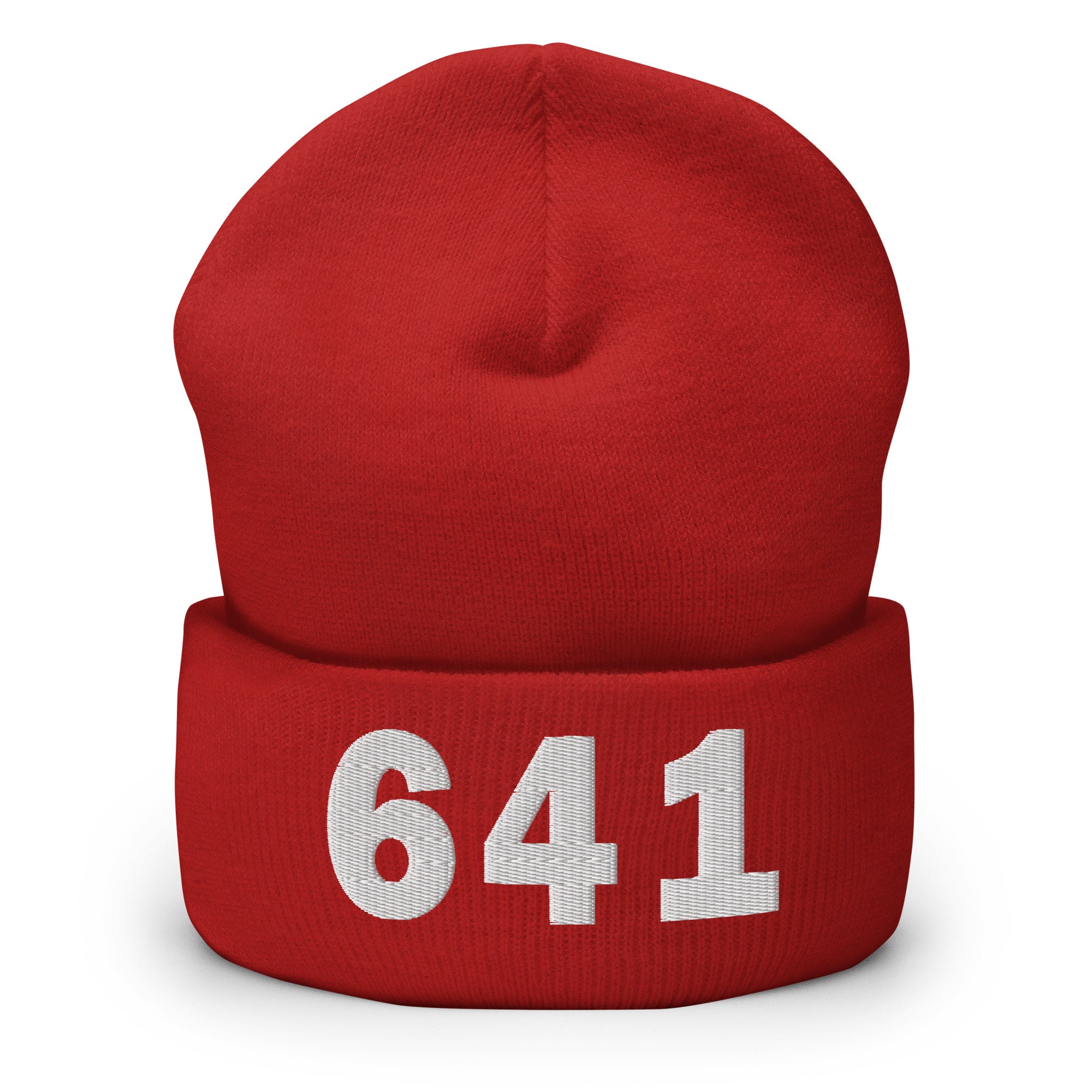 641 Area Code Cuffed Beanie