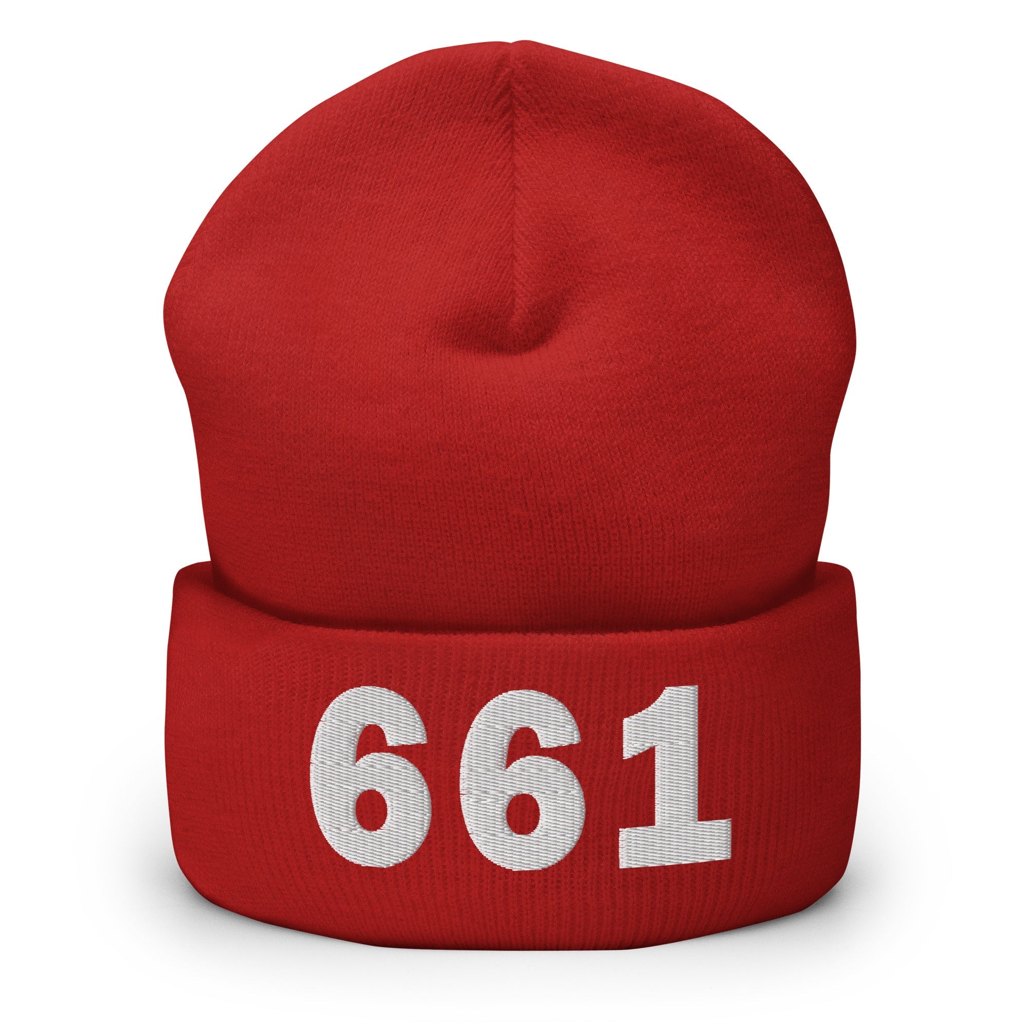 661 Area Code Cuffed Beanie