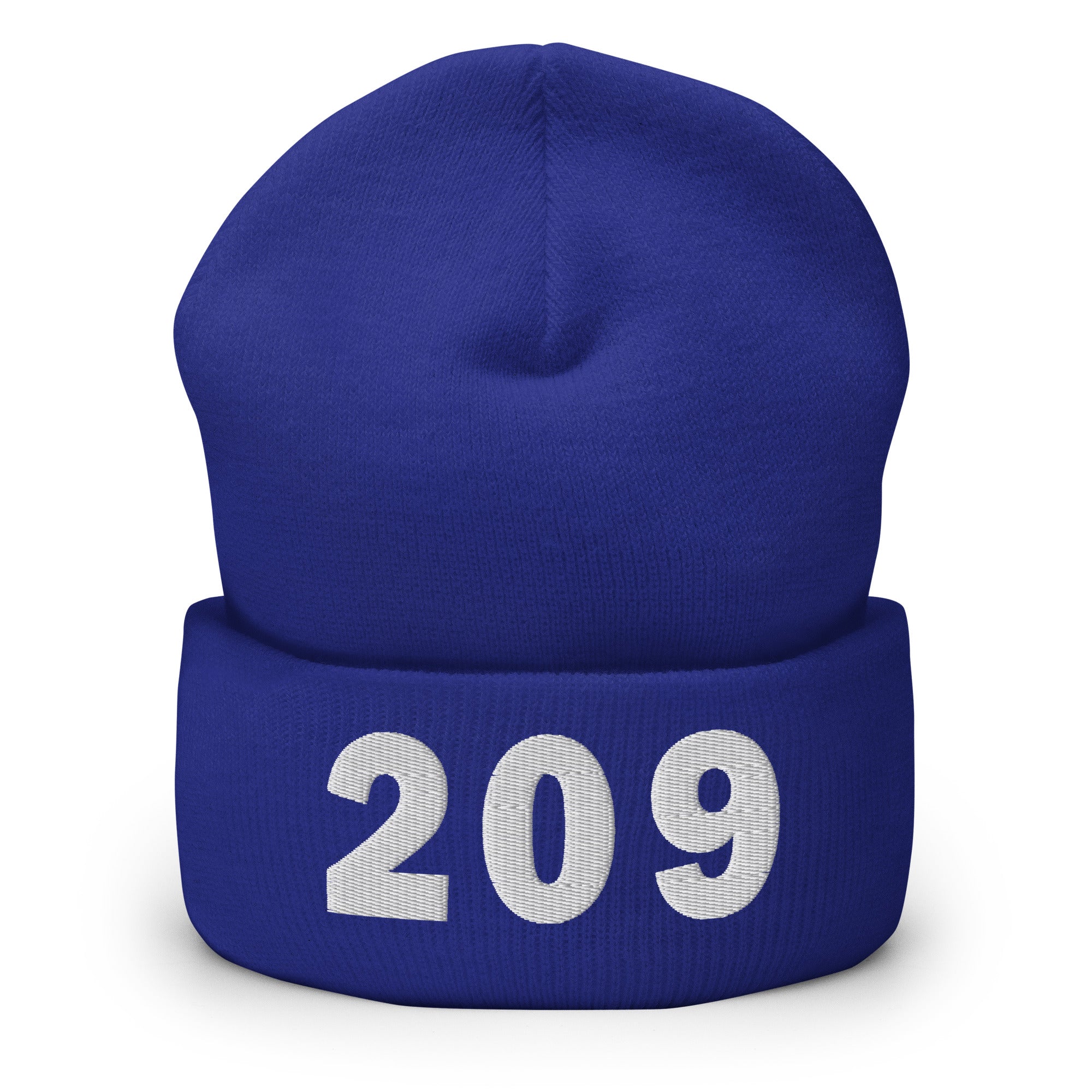 209 Area Code Cuffed Beanie