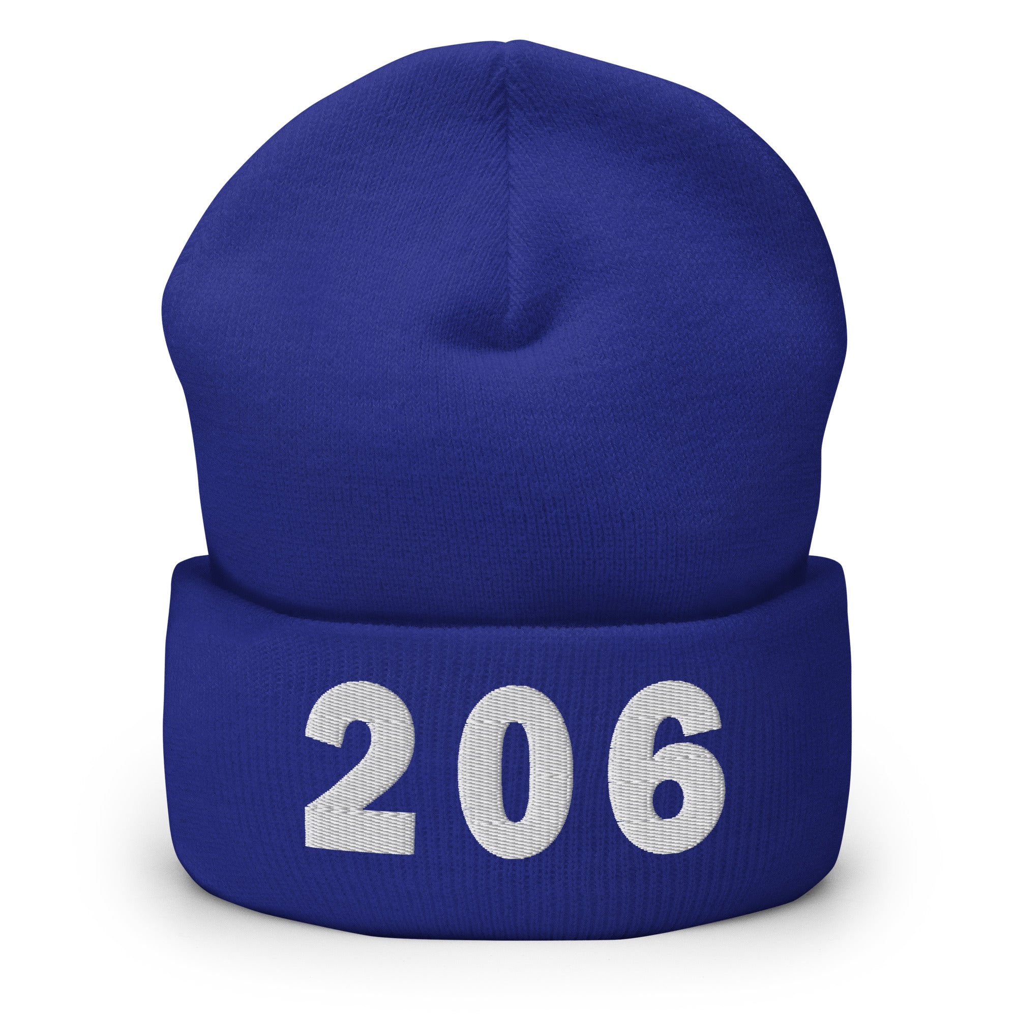 206 Area Code Cuffed Beanie