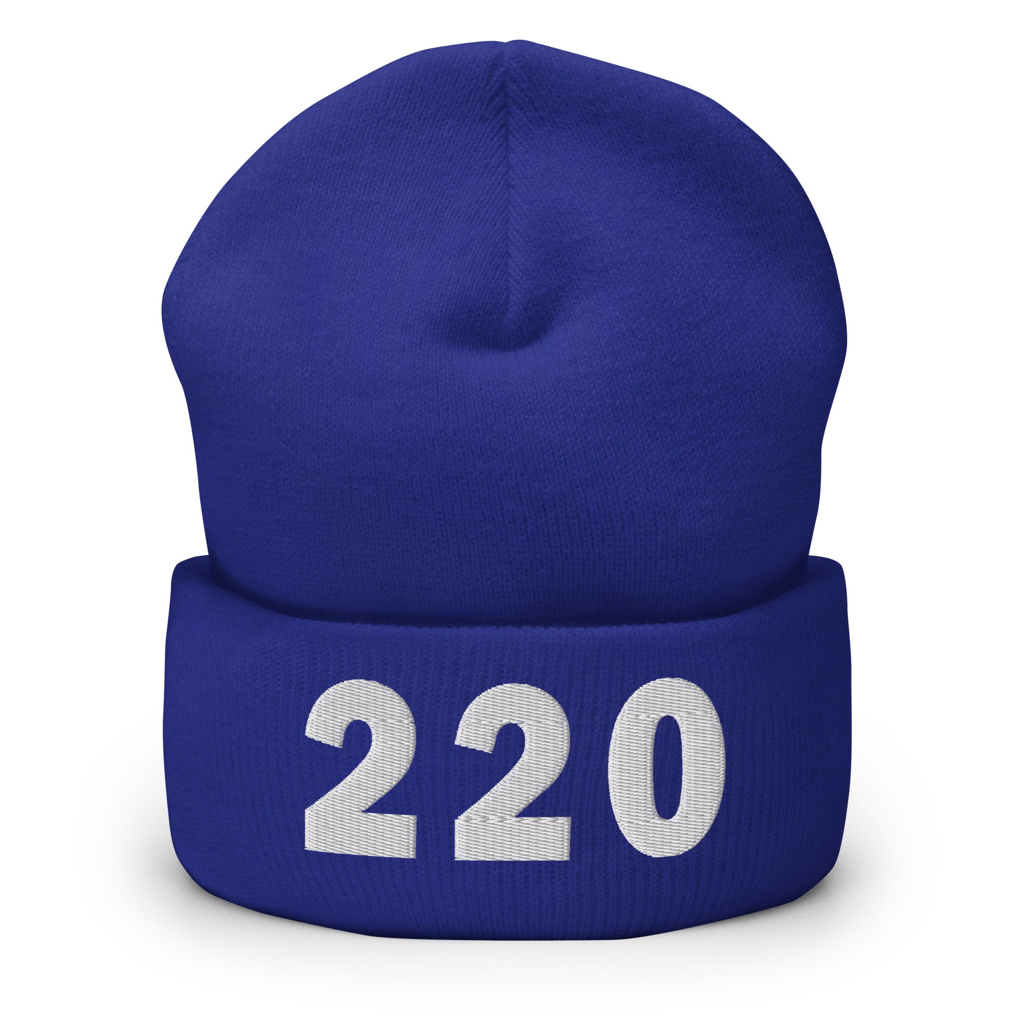 220 Area Code Cuffed Beanie