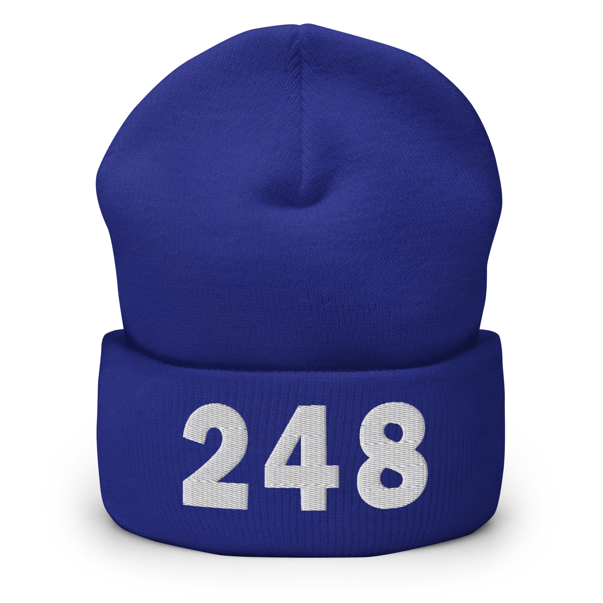 248 Area Code Cuffed Beanie