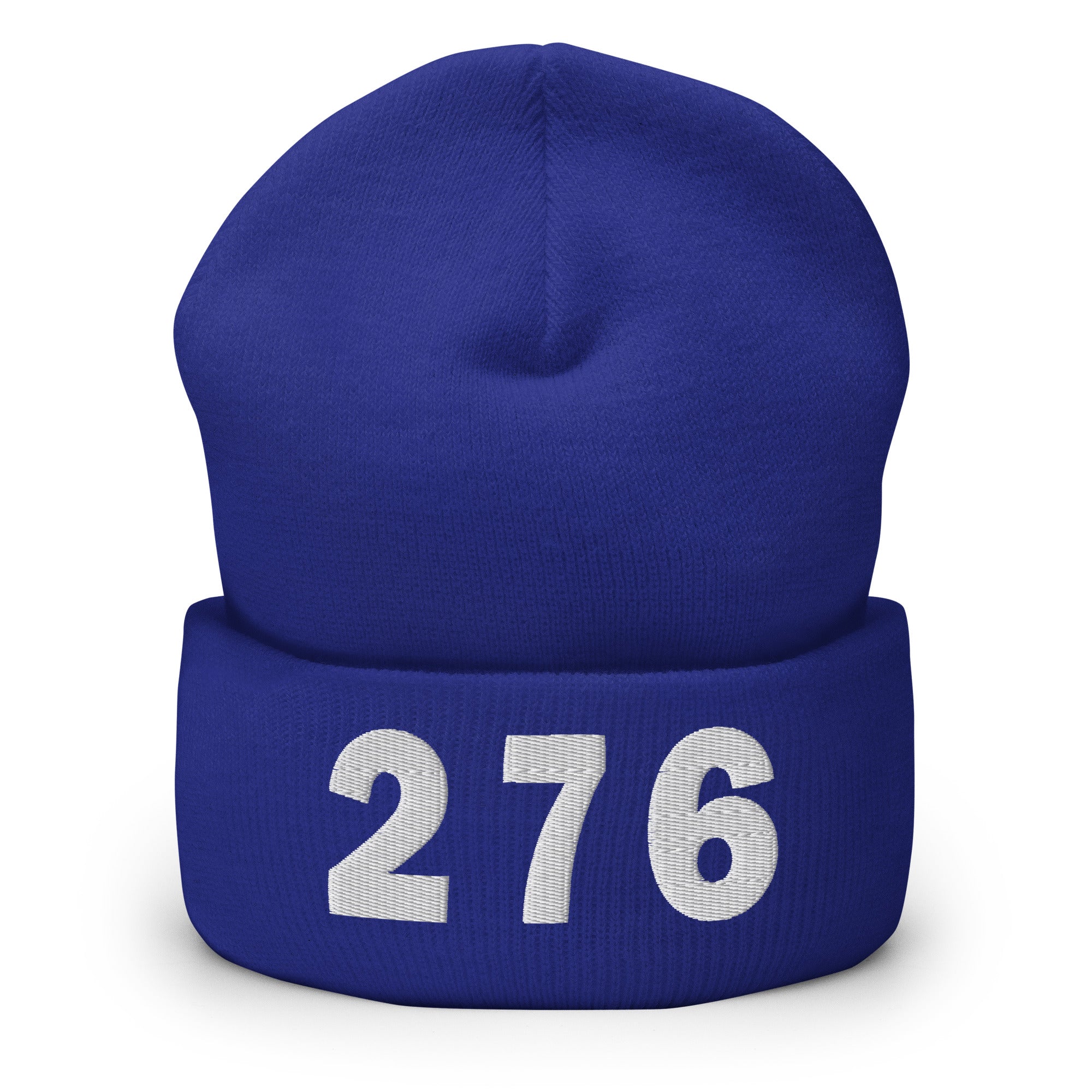 276 Area Code Cuffed Beanie