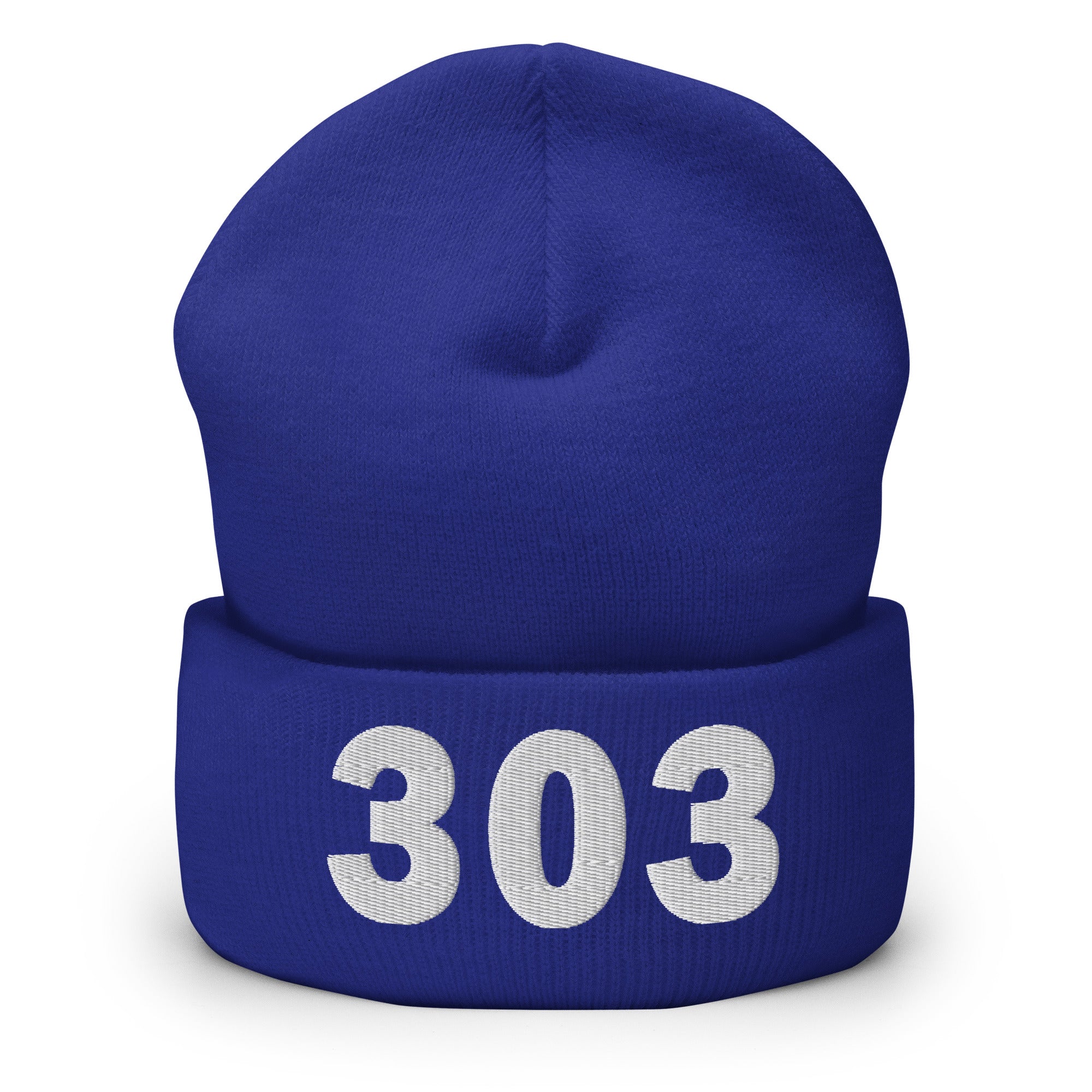 303 Area Code Cuffed Beanie