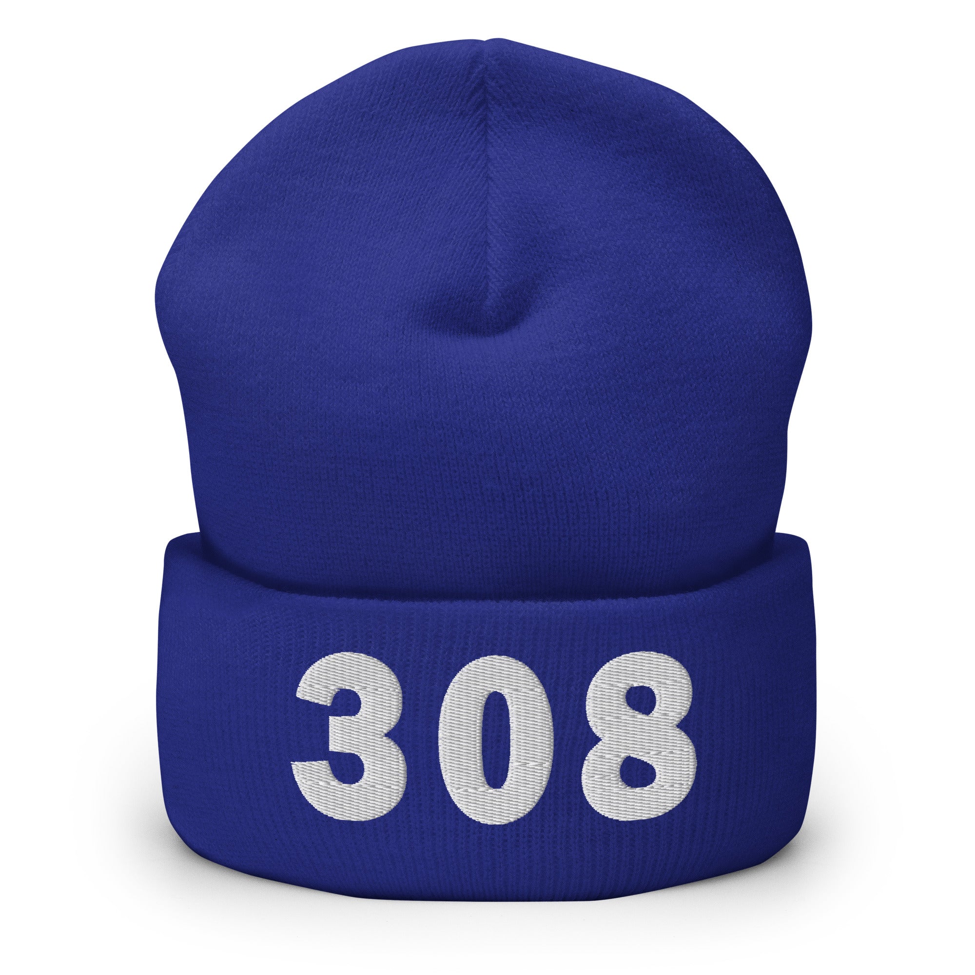 308 Area Code Cuffed Beanie