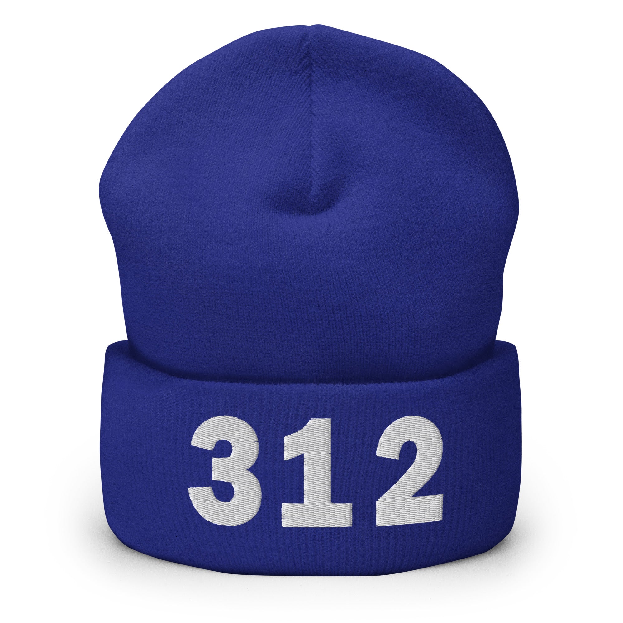 312 Area Code Cuffed Beanie