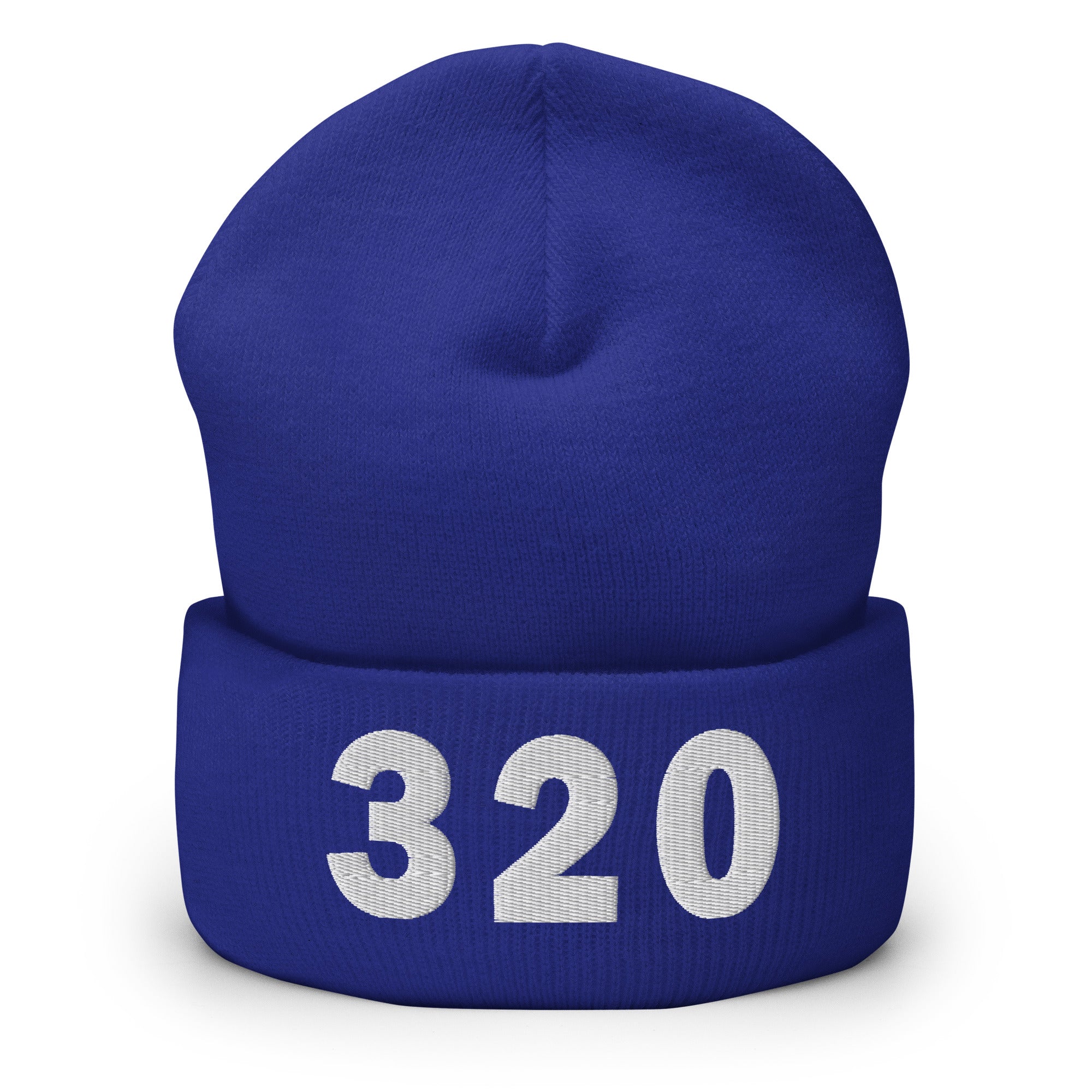 320 Area Code Cuffed Beanie