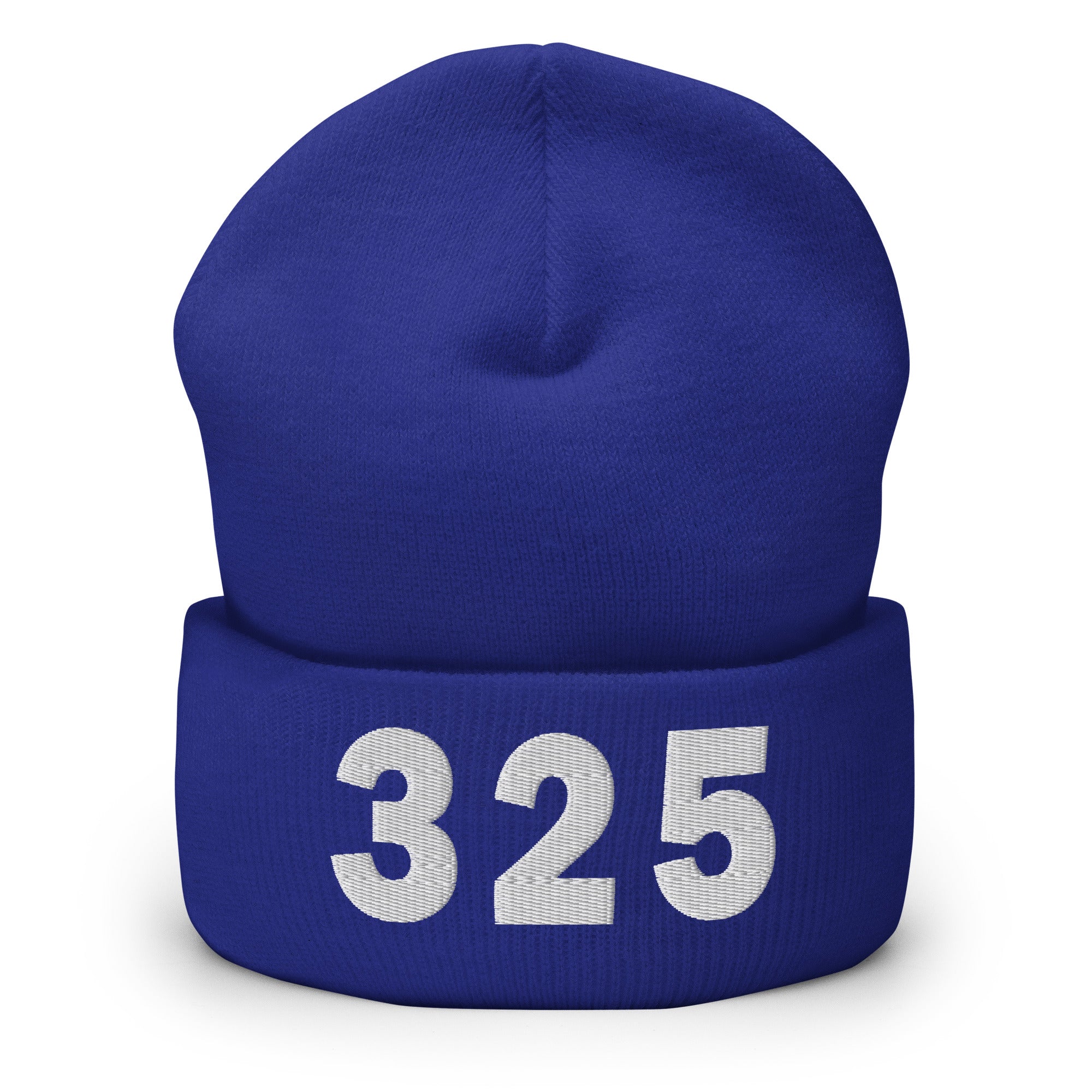 325 Area Code Cuffed Beanie