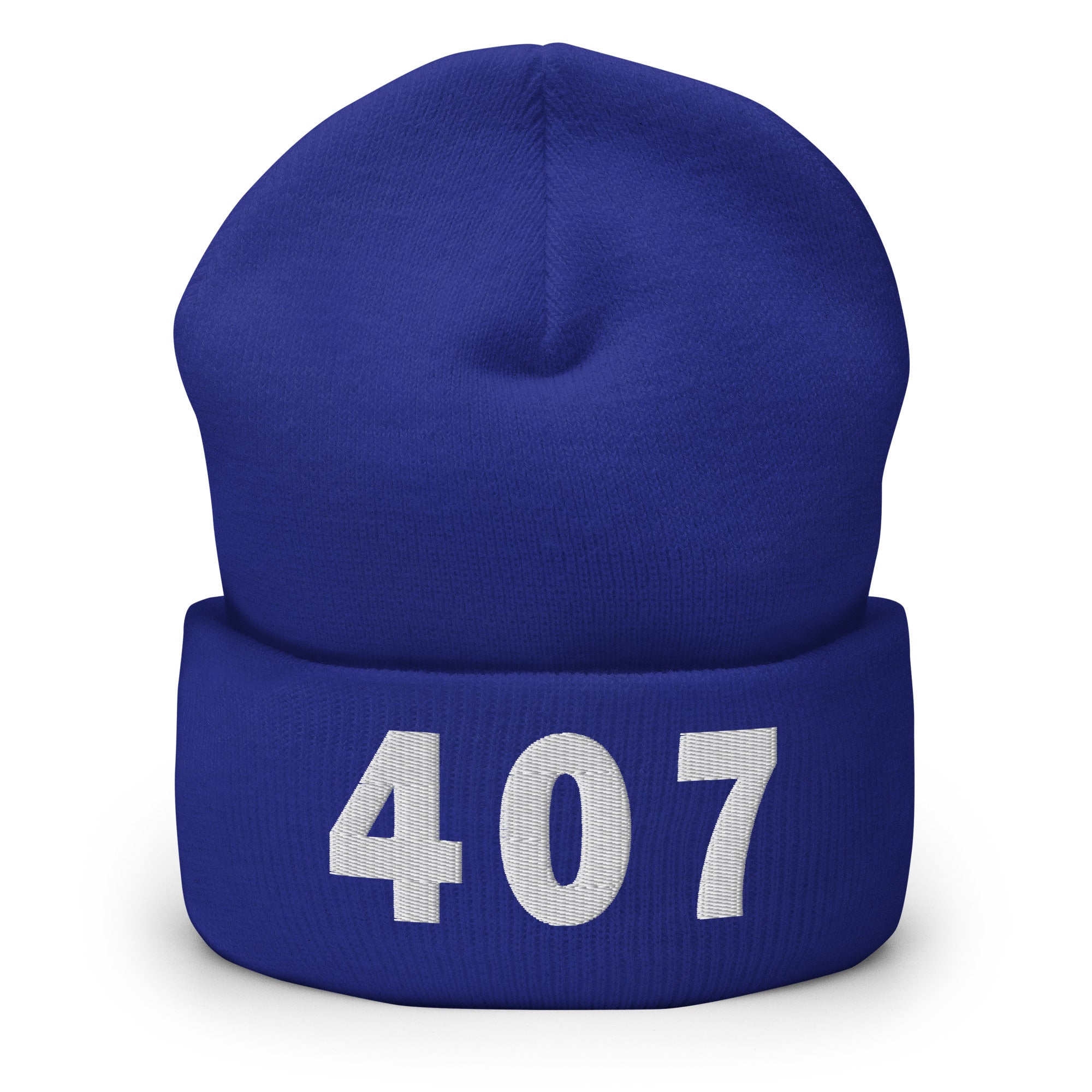 407 Area Code Cuffed Beanie