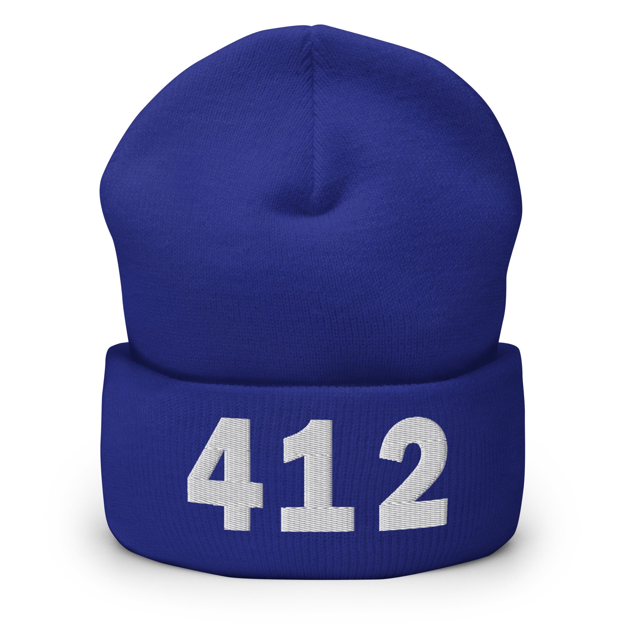 412 Area Code Cuffed Beanie