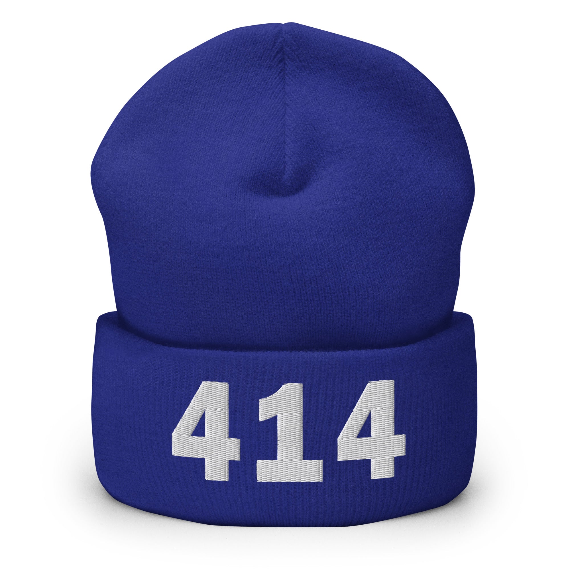 414 Area Code Cuffed Beanie