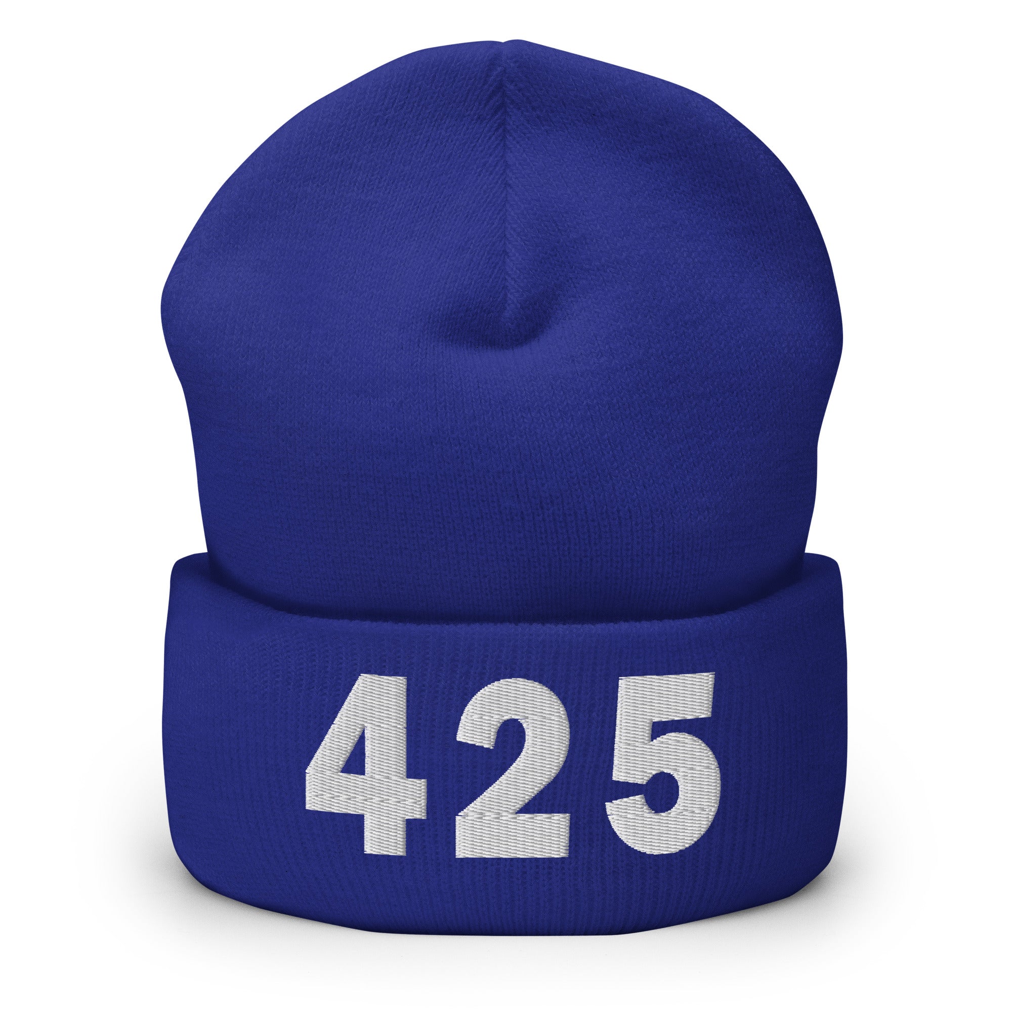 425 Area Code Cuffed Beanie