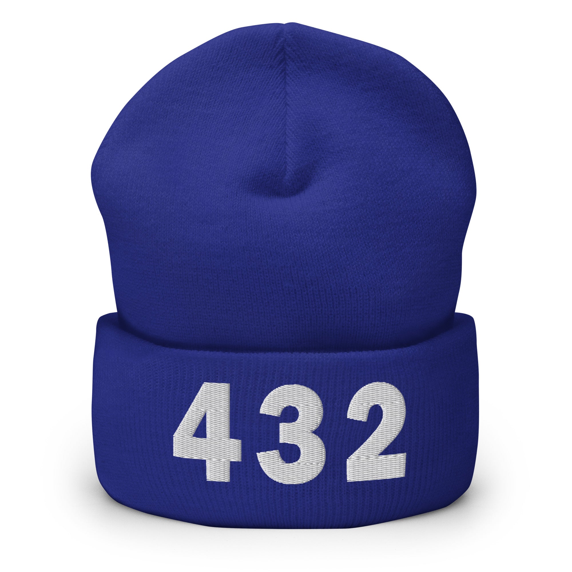 432 Area Code Cuffed Beanie