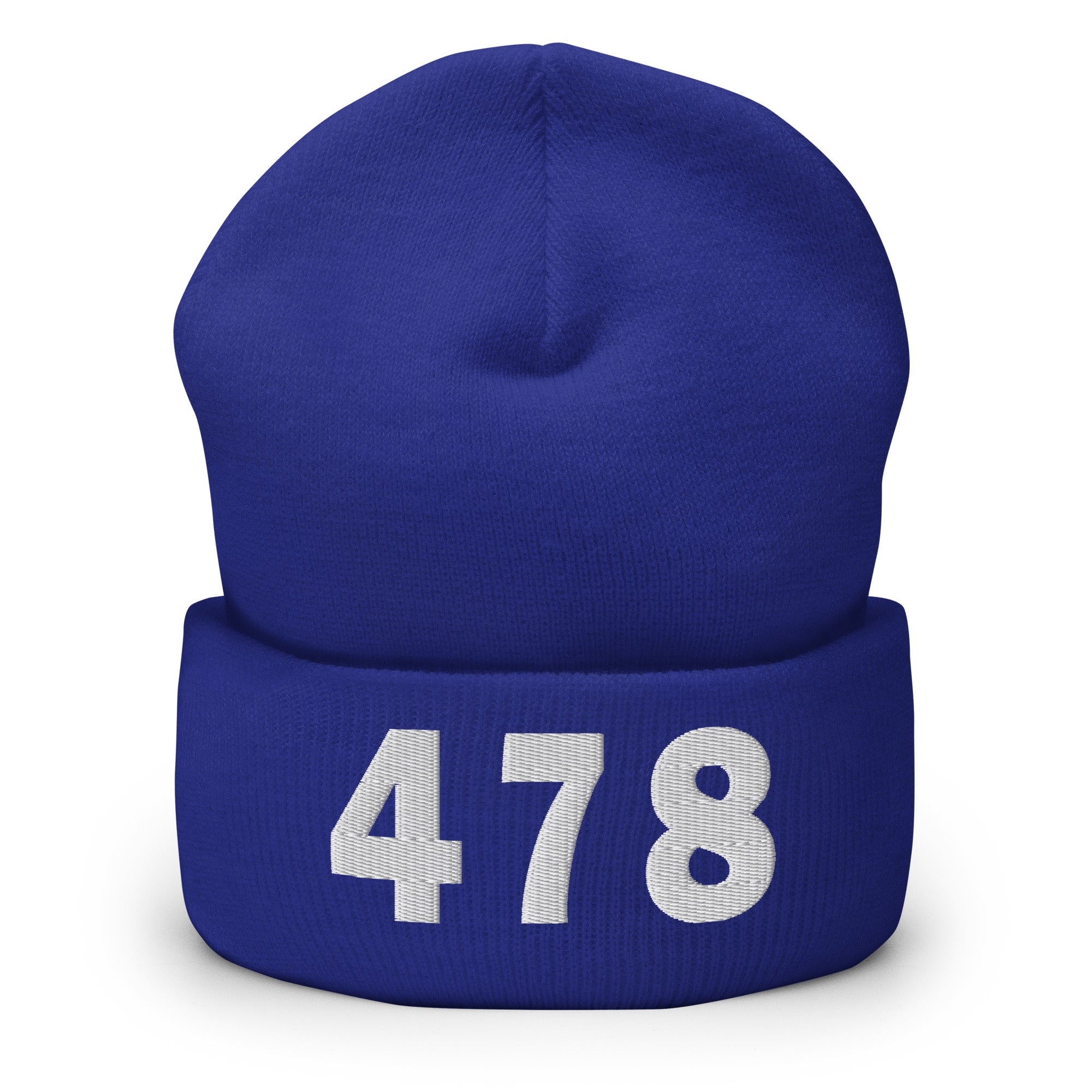 478 Area Code Cuffed Beanie