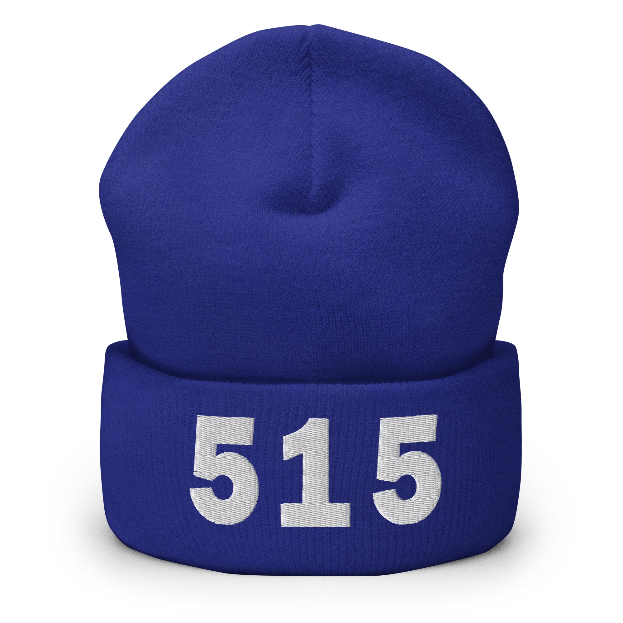 515 Area Code Cuffed Beanie