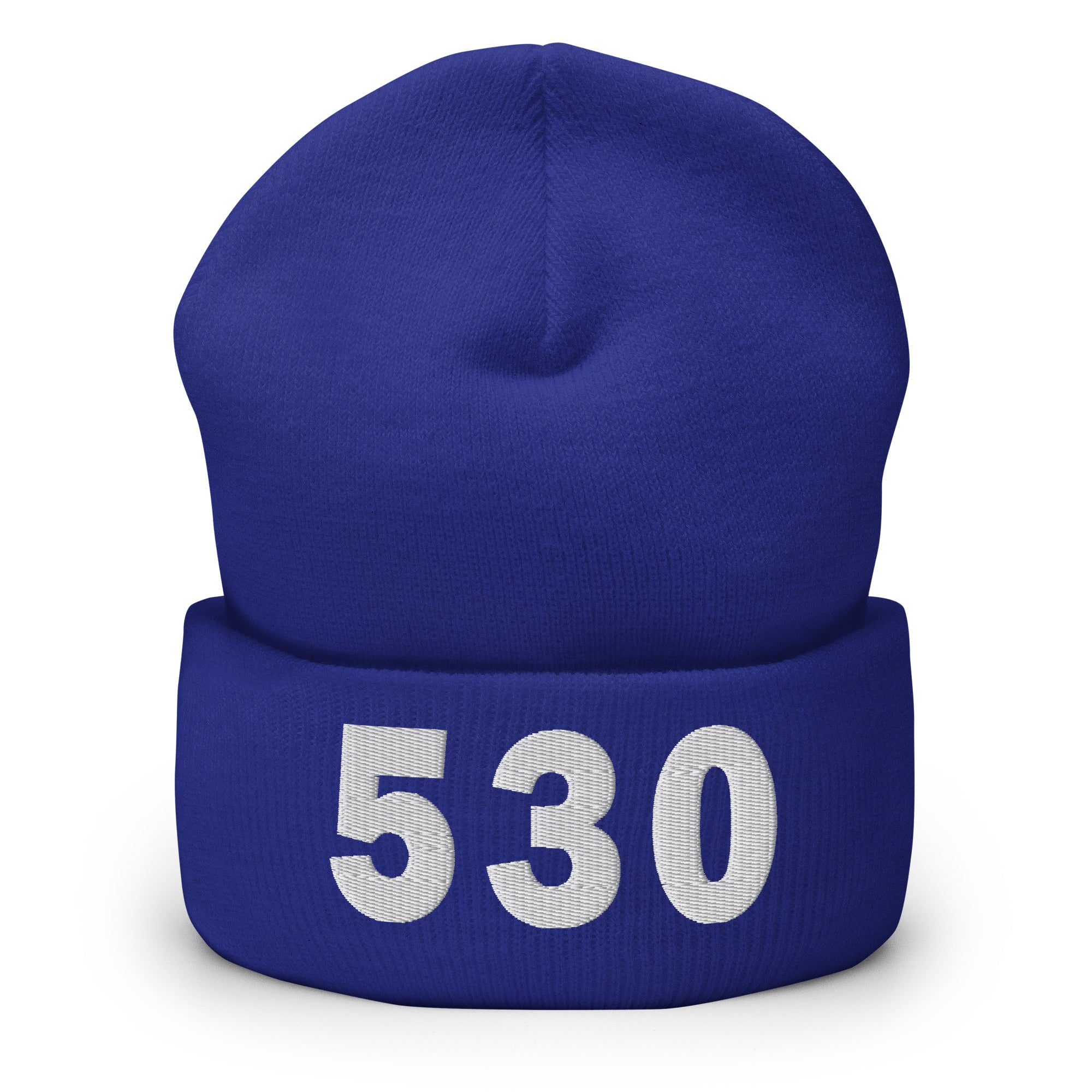 530 Area Code Cuffed Beanie