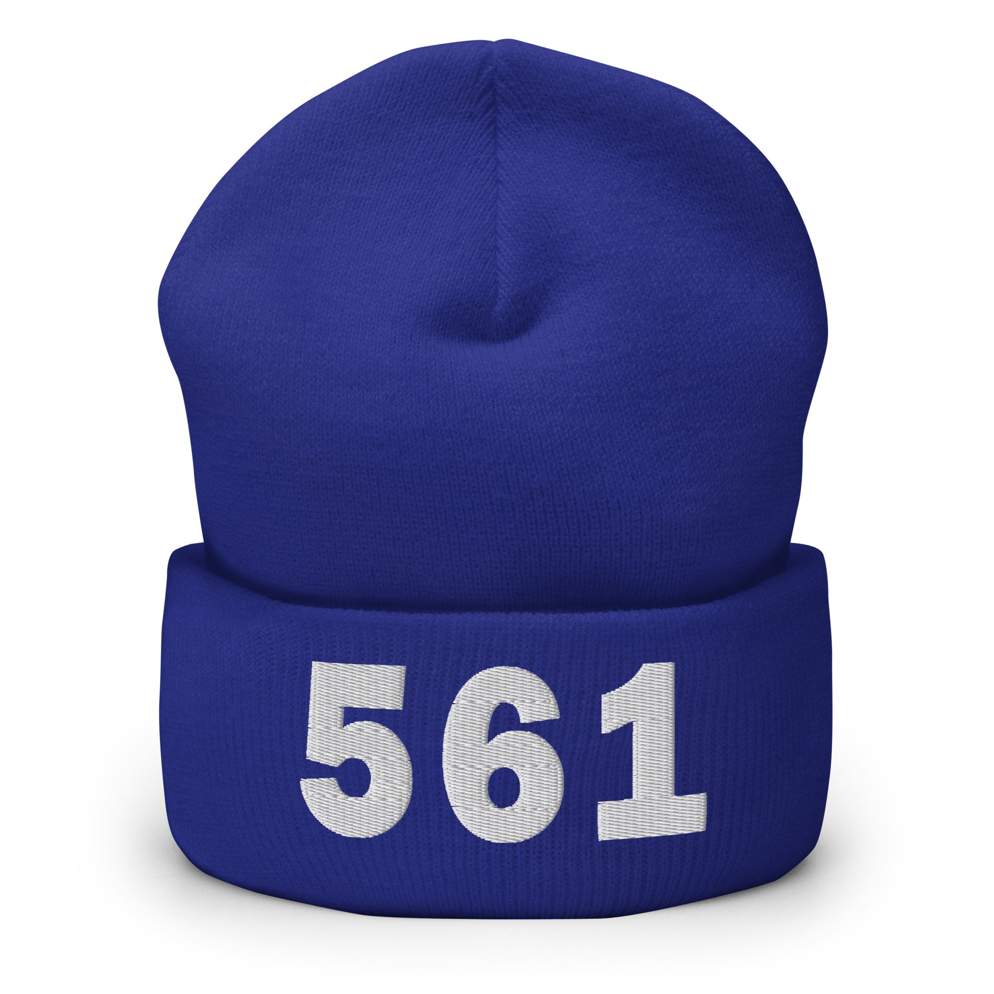 561 Area Code Cuffed Beanie