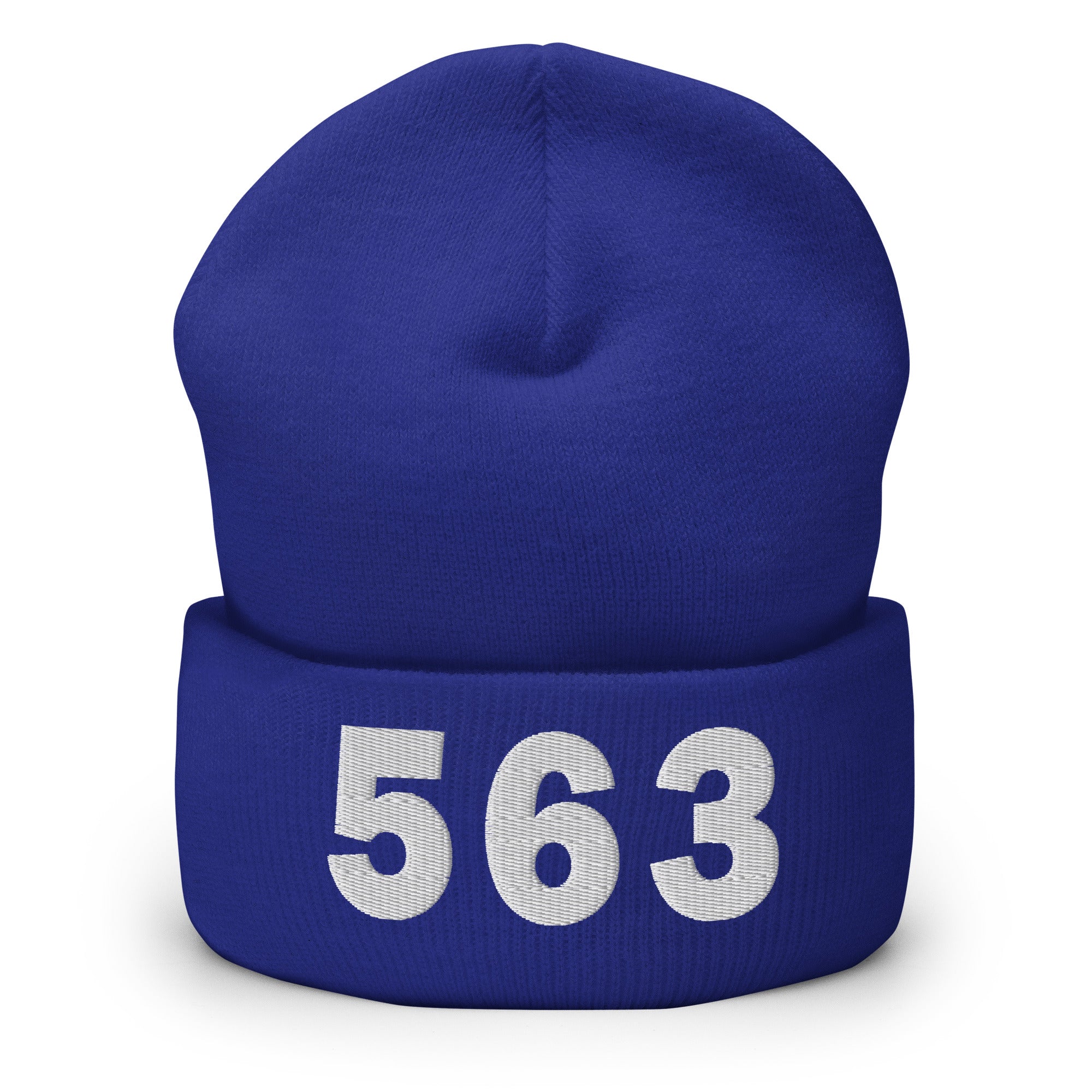 563 Area Code Cuffed Beanie