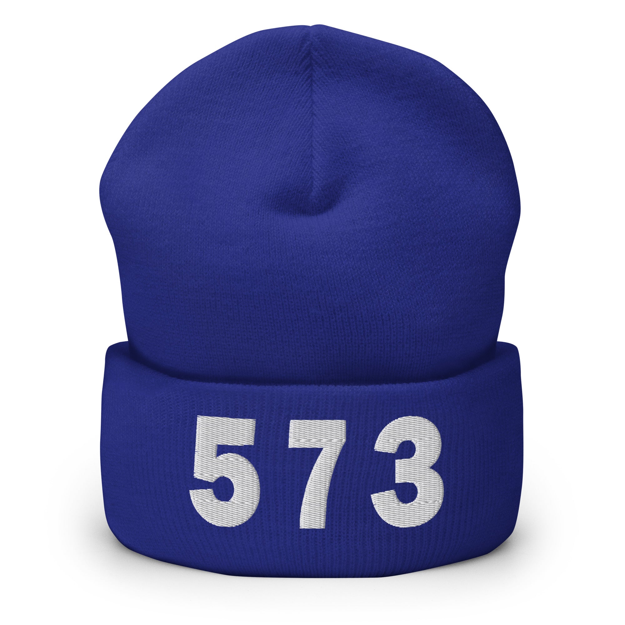 573 Area Code Cuffed Beanie