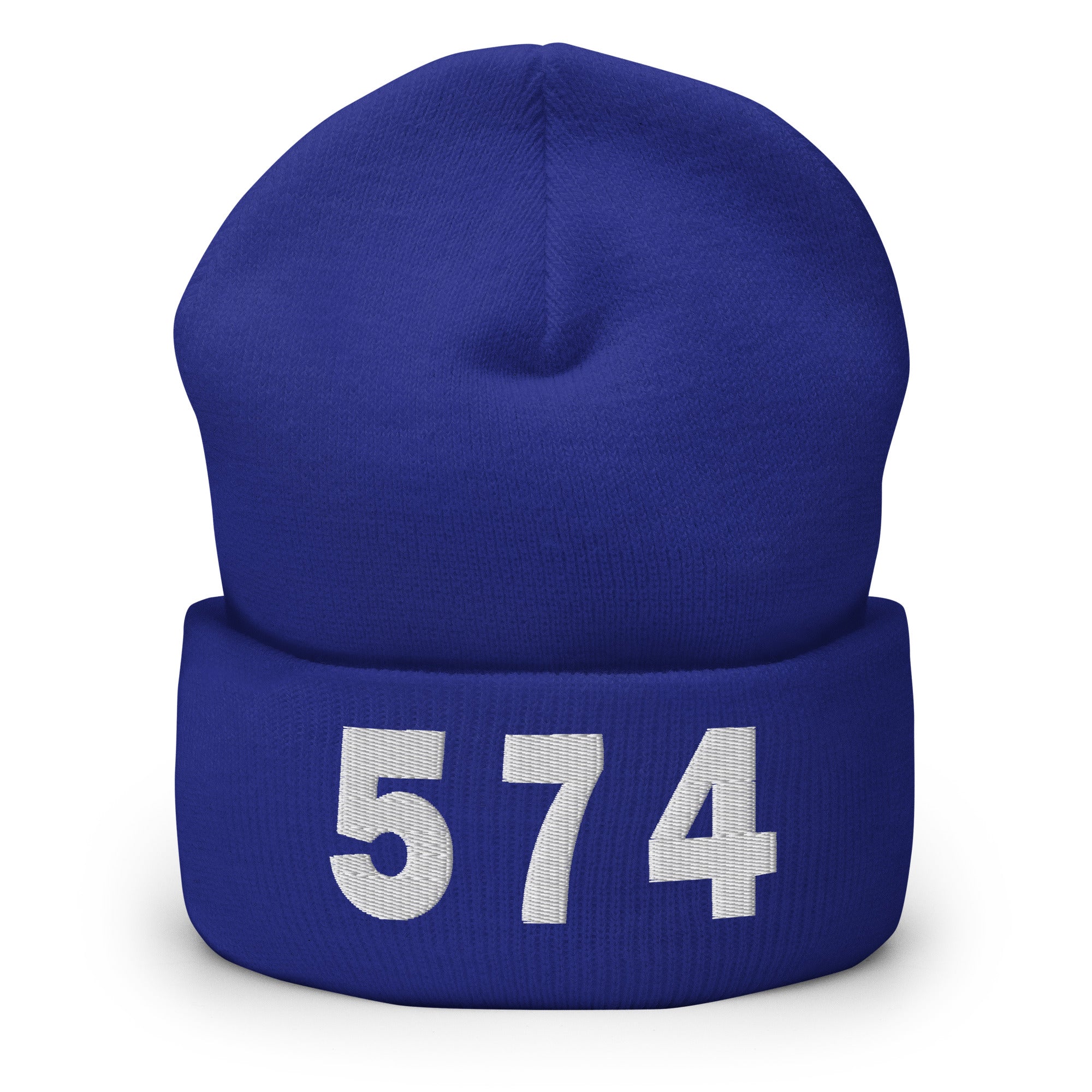 574 Area Code Cuffed Beanie