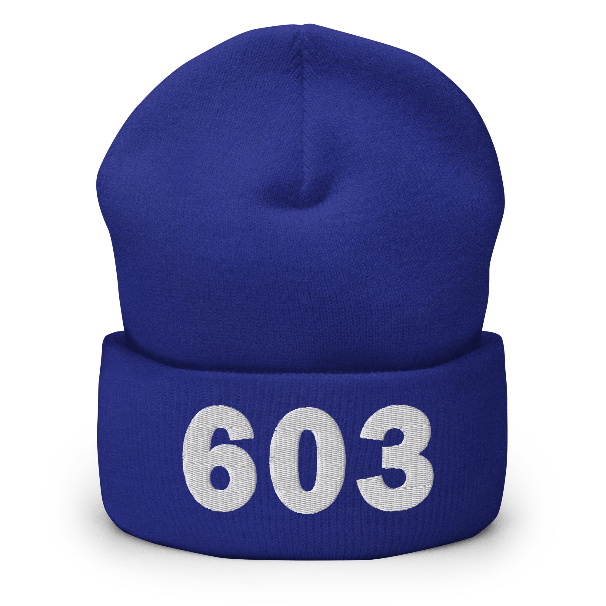 603 Area Code Cuffed Beanie