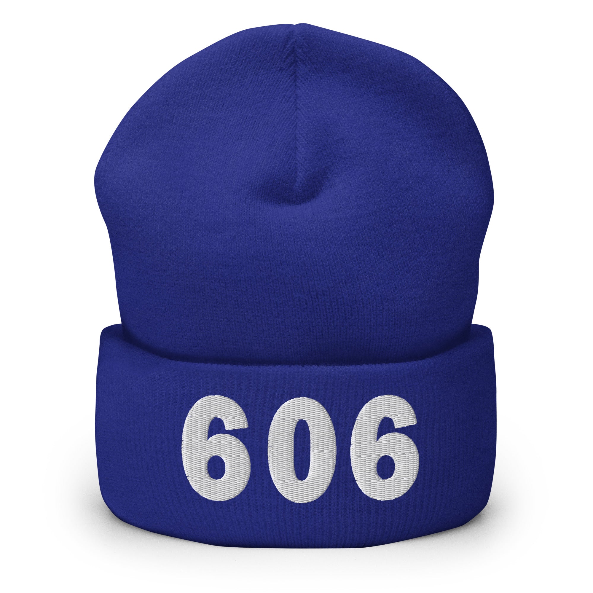 606 Area Code Cuffed Beanie