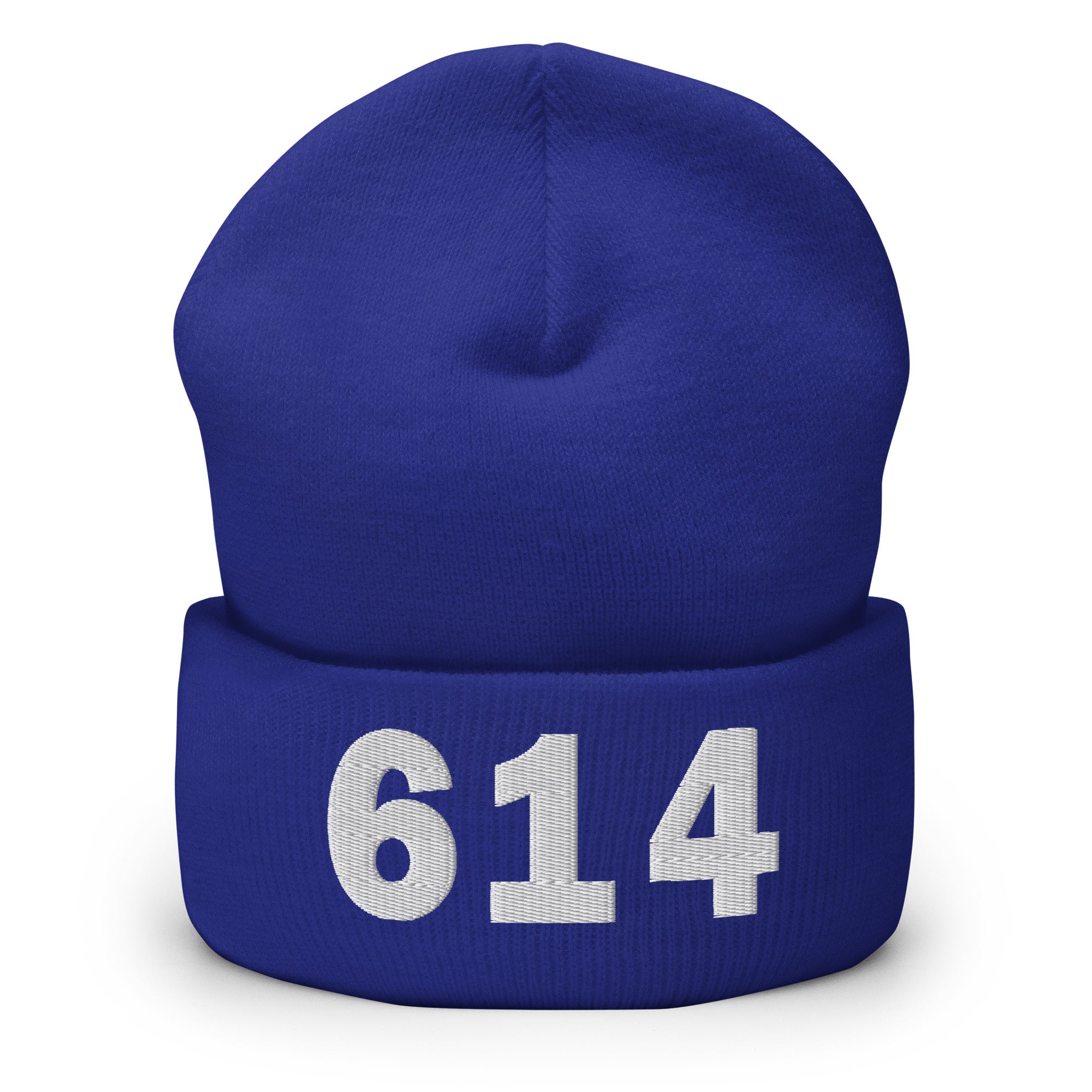 614 Area Code Cuffed Beanie