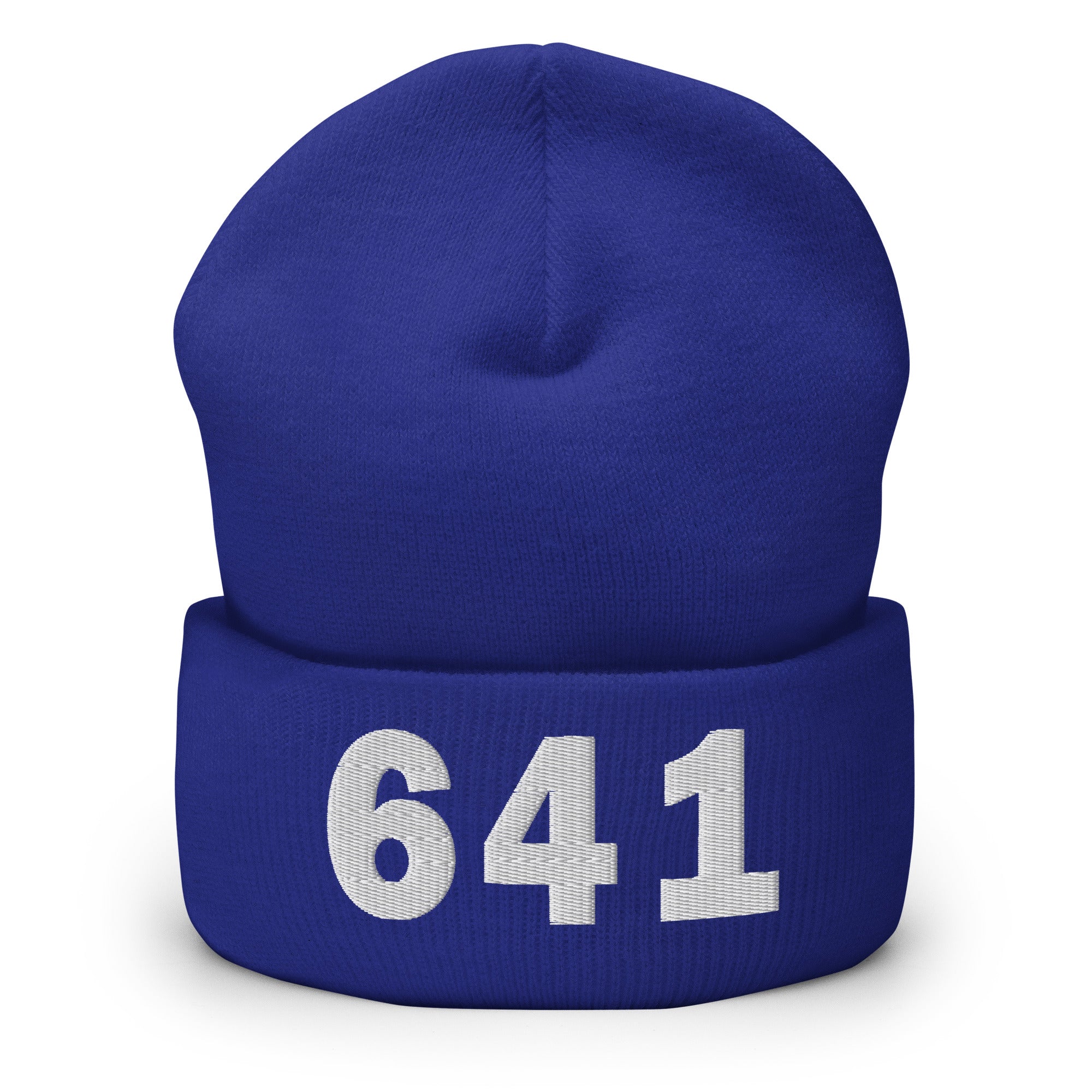 641 Area Code Cuffed Beanie