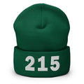 215 Area Code Cuffed Beanie