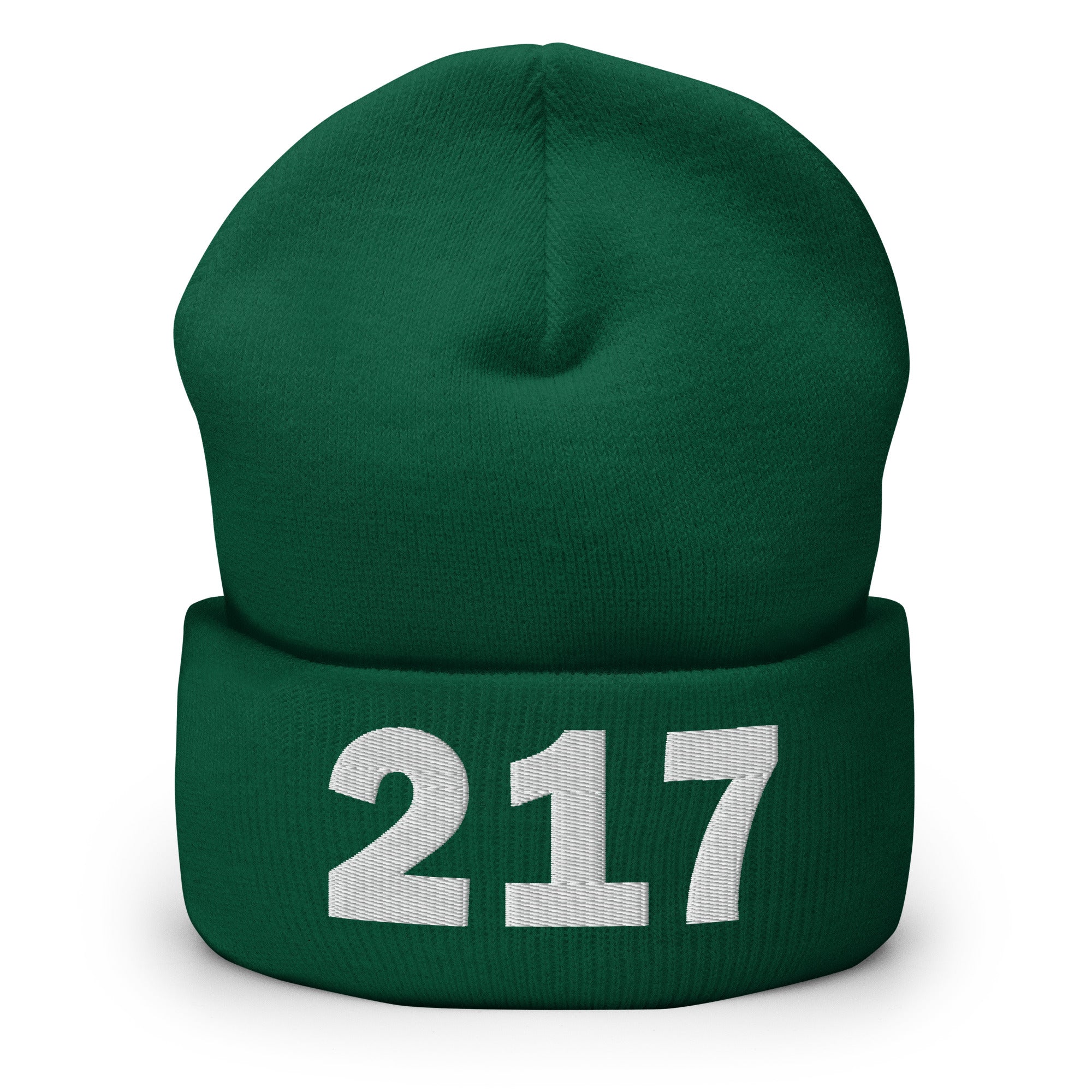 217 Area Code Cuffed Beanie
