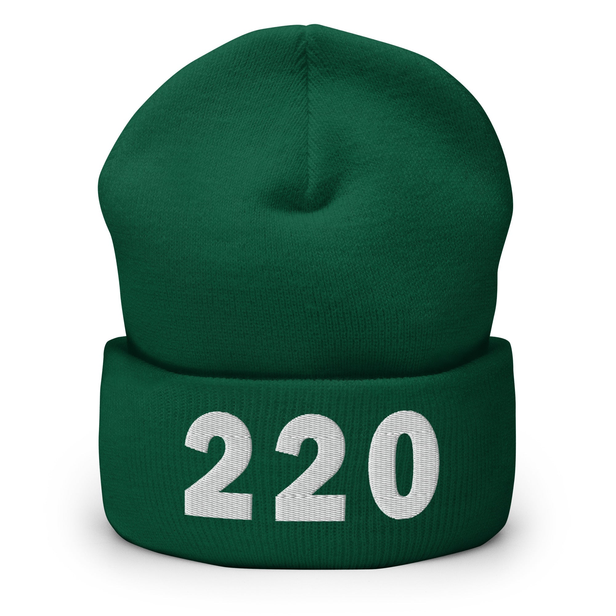 220 Area Code Cuffed Beanie