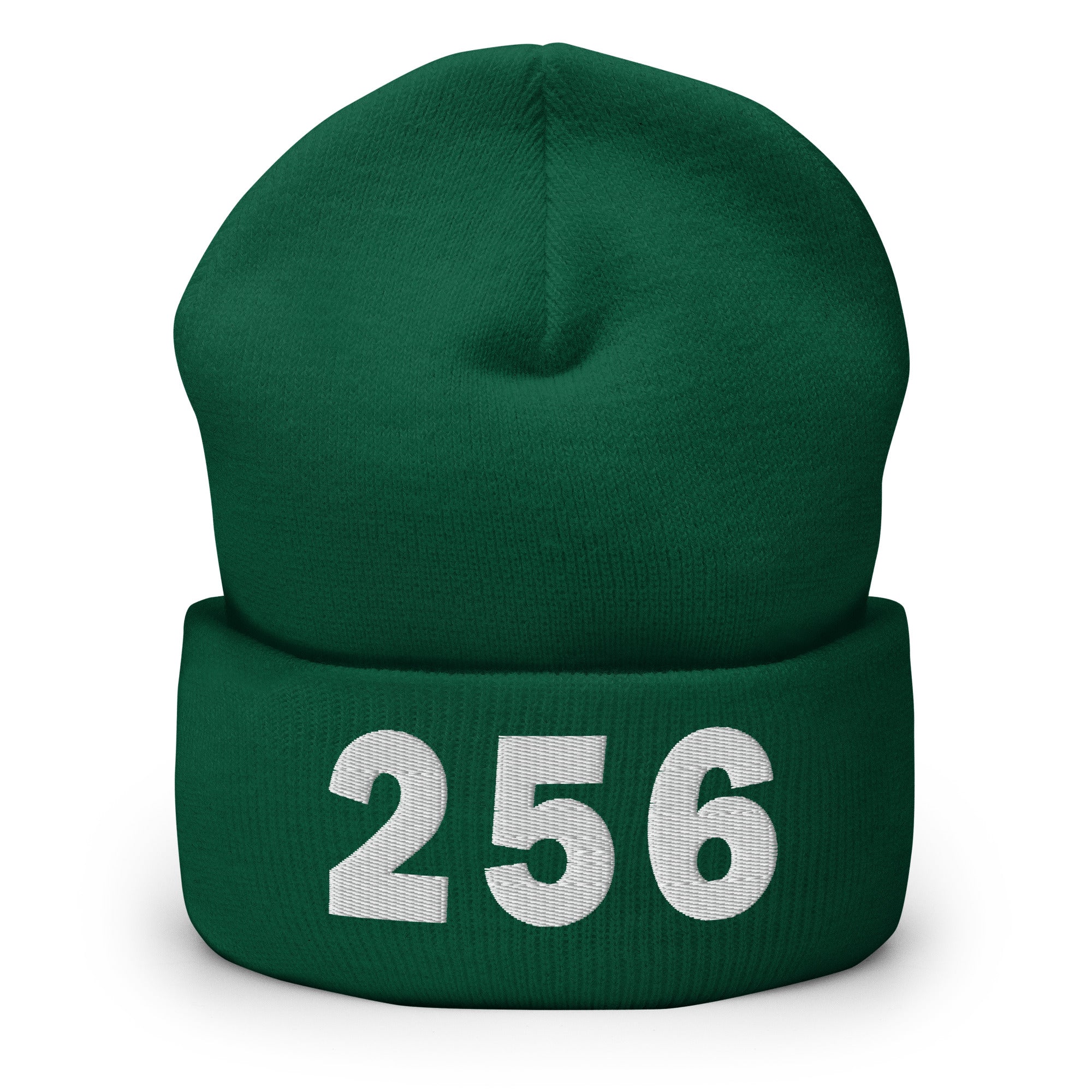 256 Area Code Cuffed Beanie