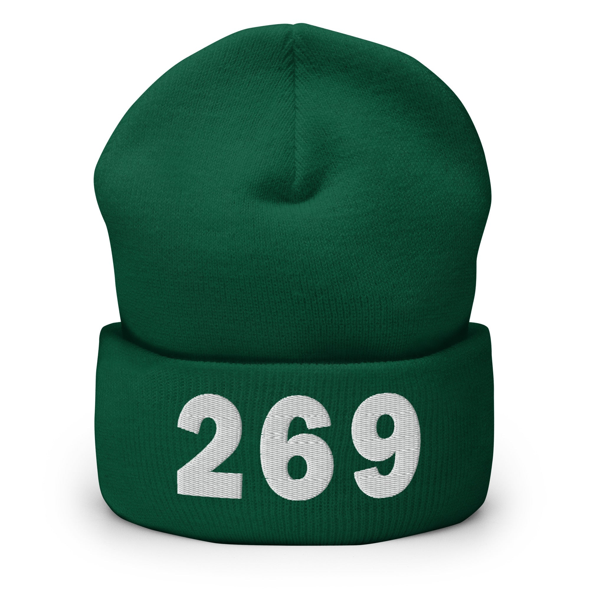 269 Area Code Cuffed Beanie