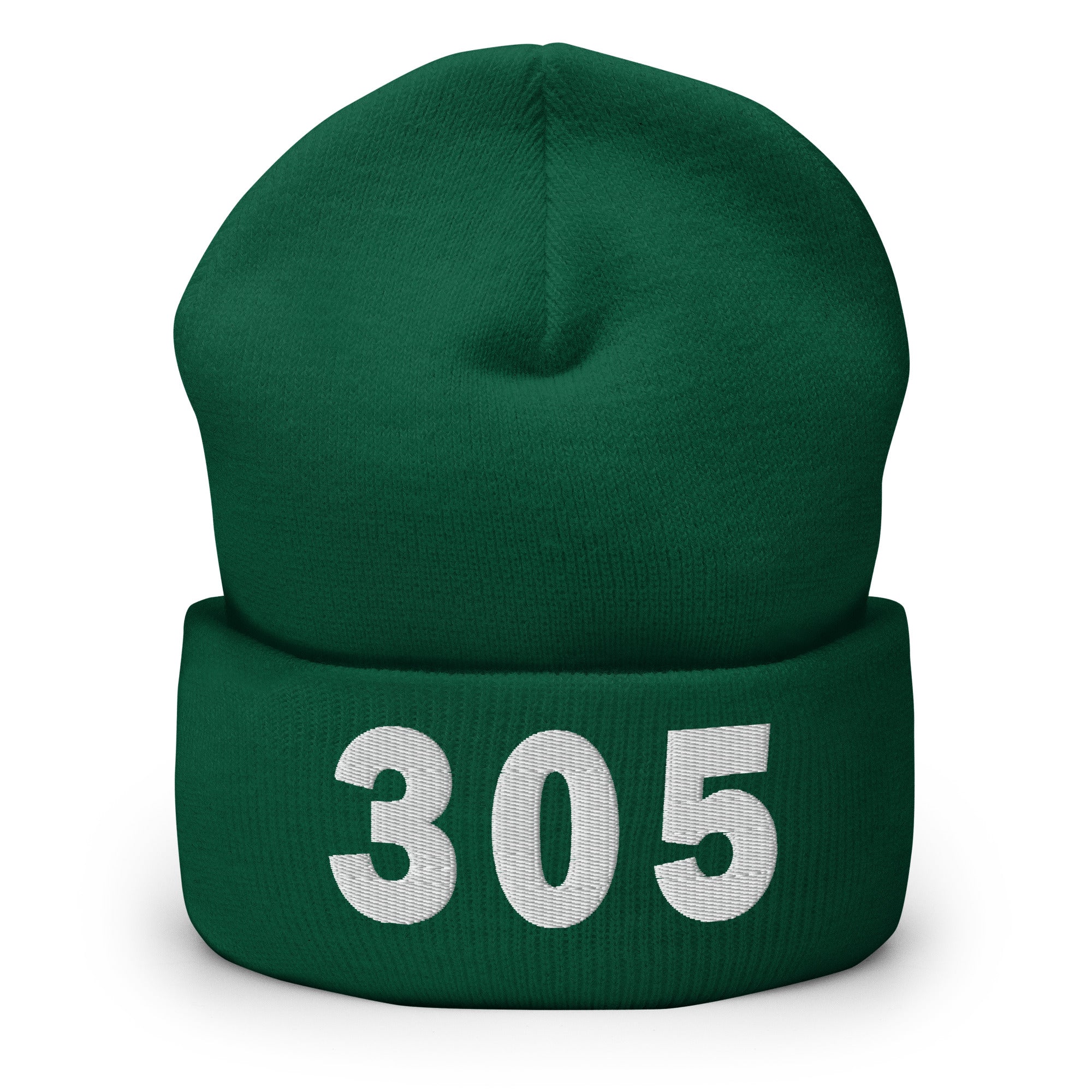 305 Area Code Cuffed Beanie
