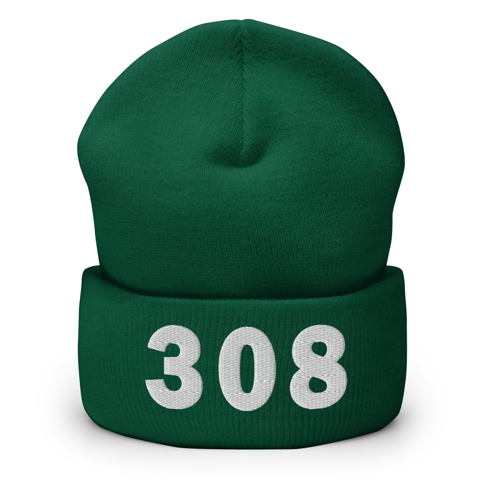 308 Area Code Cuffed Beanie