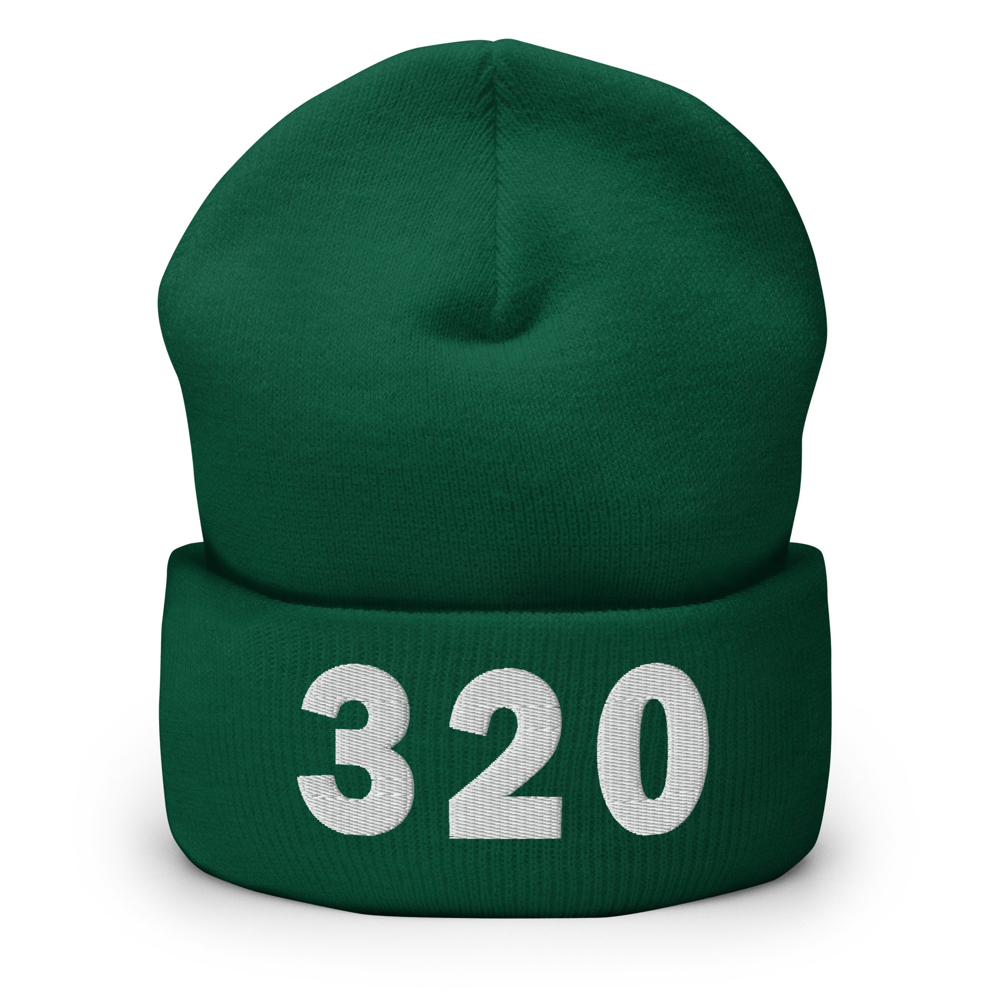 320 Area Code Cuffed Beanie