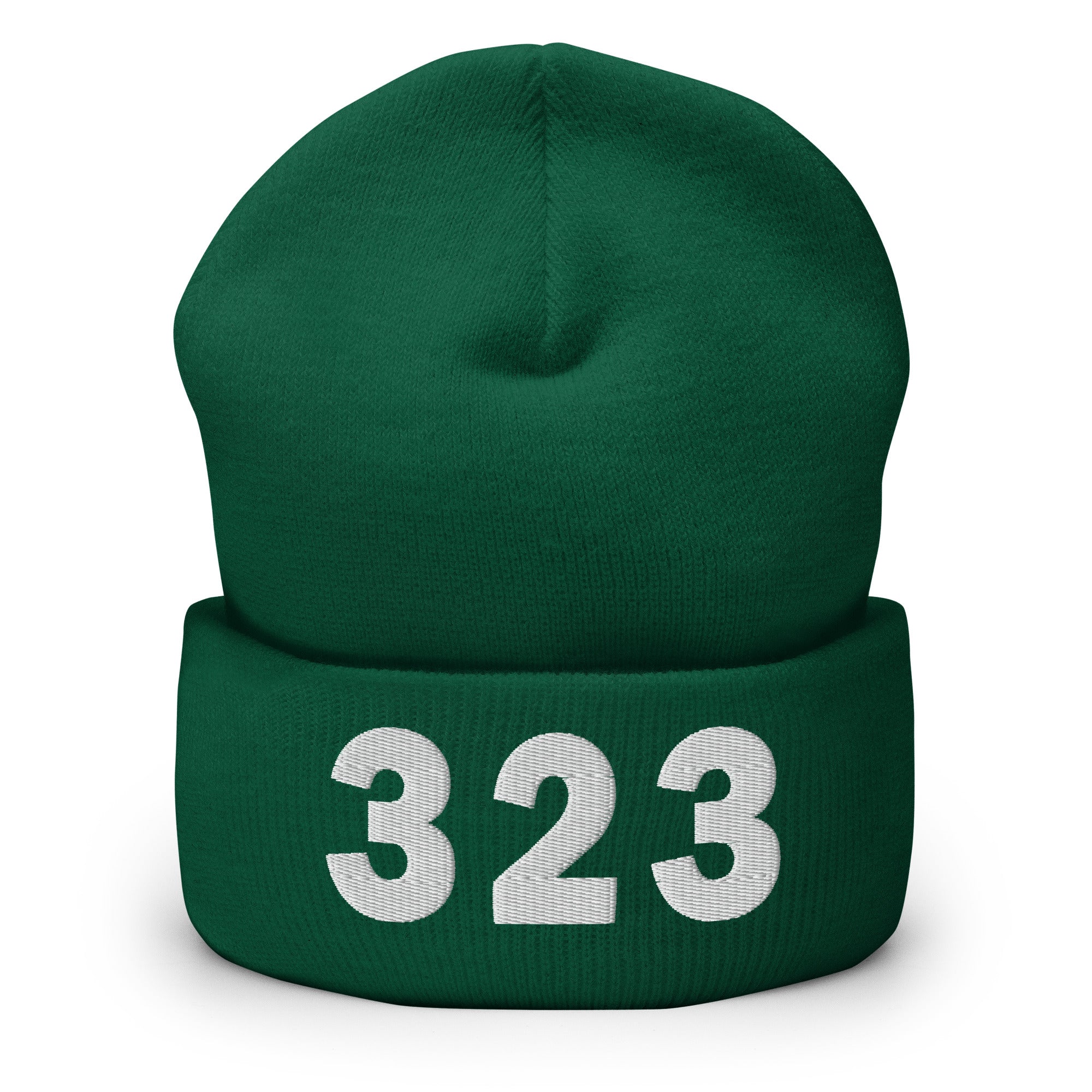 323 Area Code Cuffed Beanie