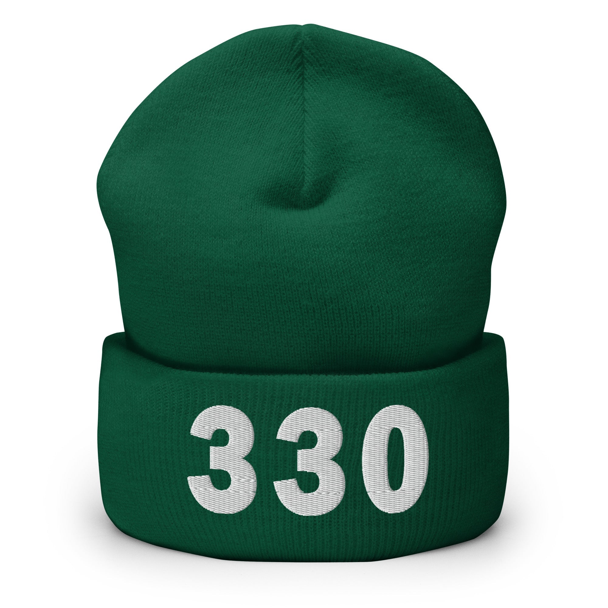 330 Area Code Cuffed Beanie