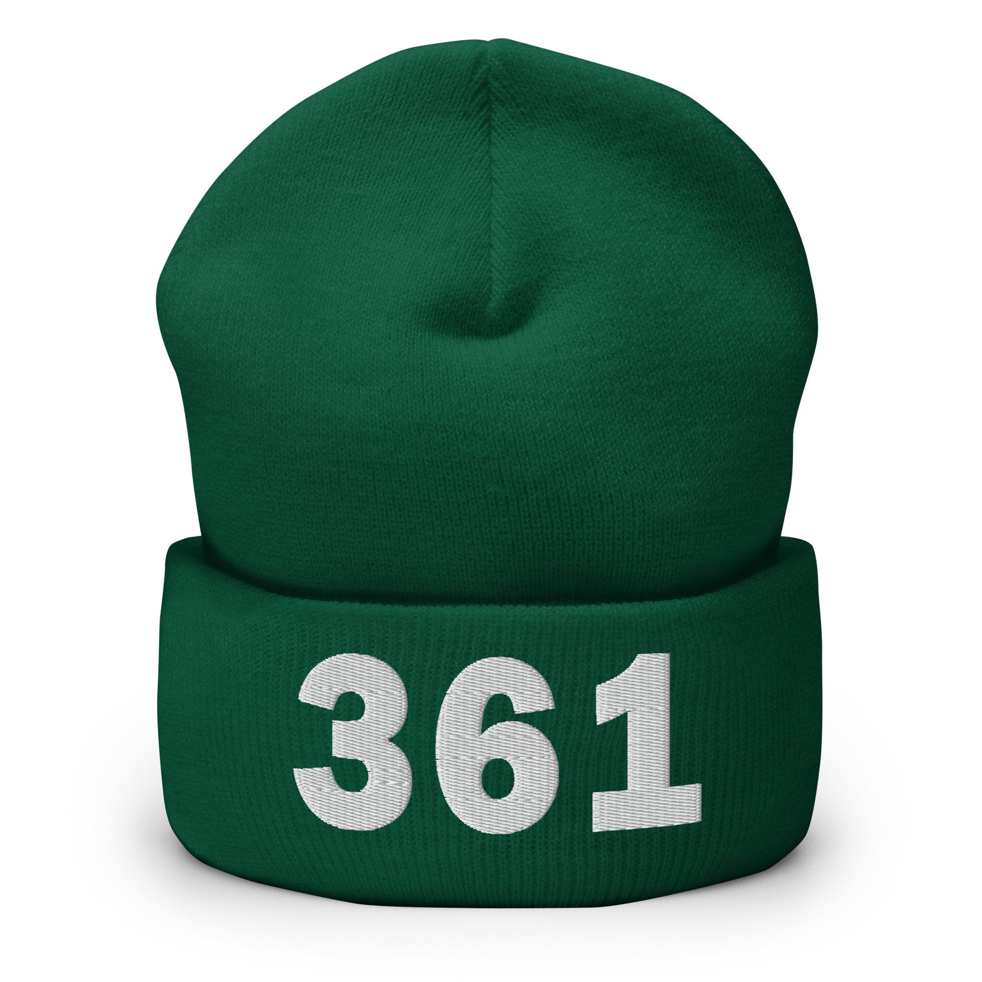 361 Area Code Cuffed Beanie