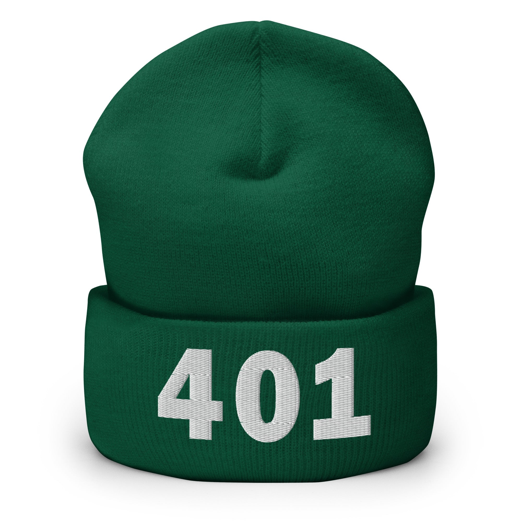 401 Area Code Cuffed Beanie